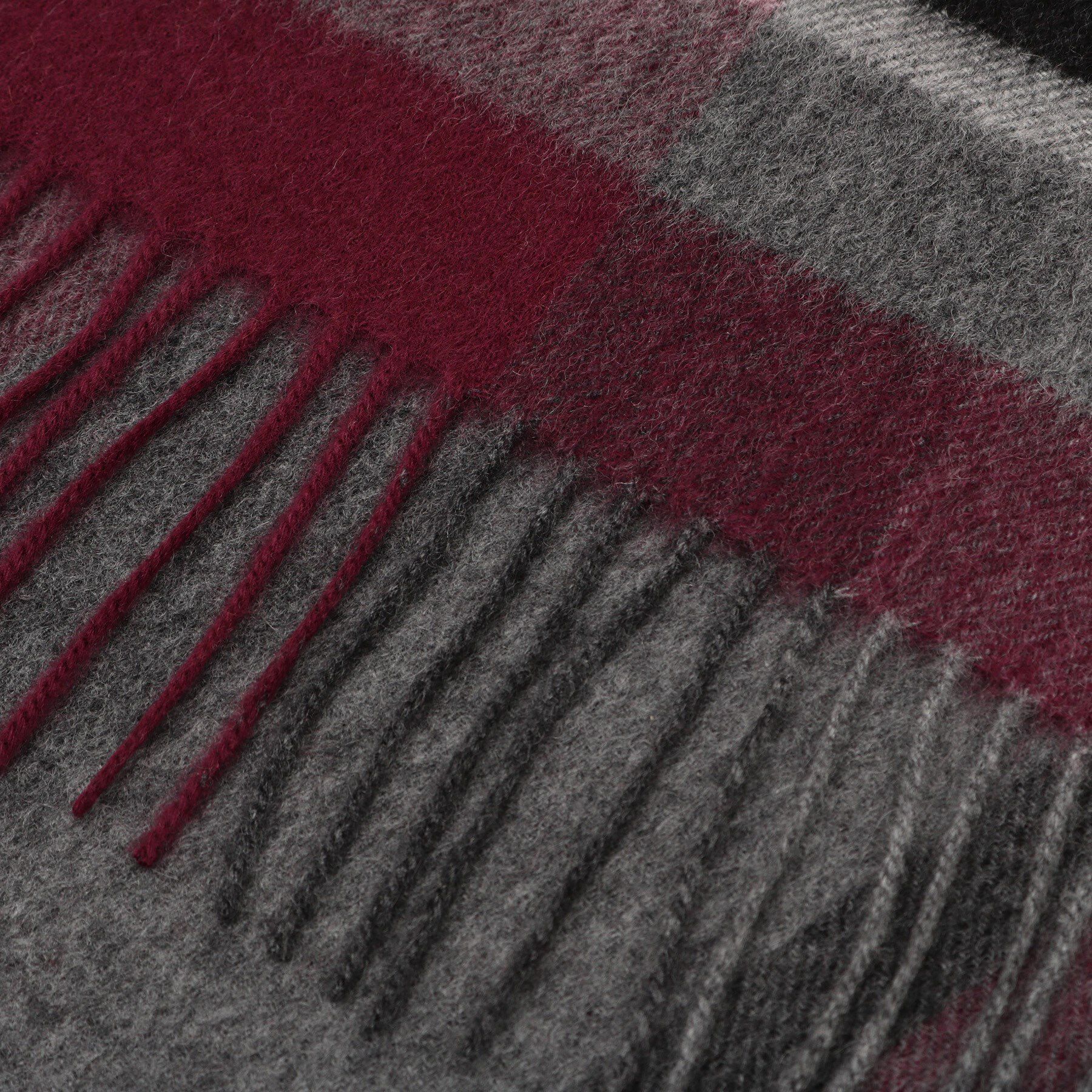 TAKEO KIKUCHI「【洗えるカシミヤ】 ピュアカシミヤ パネルチェックマフラー」|ストール|