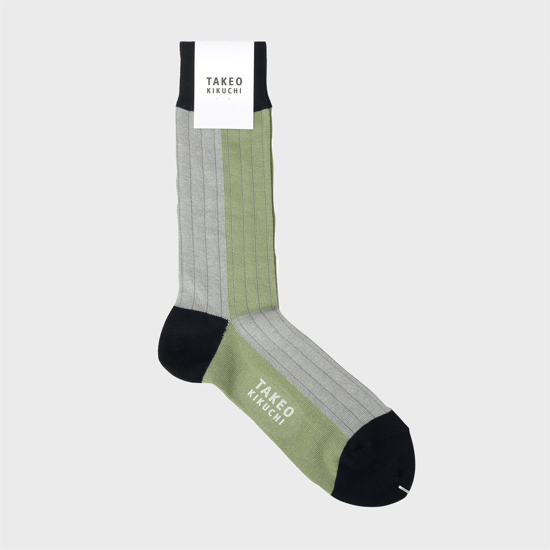 TAKEO KIKUCHI「カラーブロック クルーソックス」|ソックス|