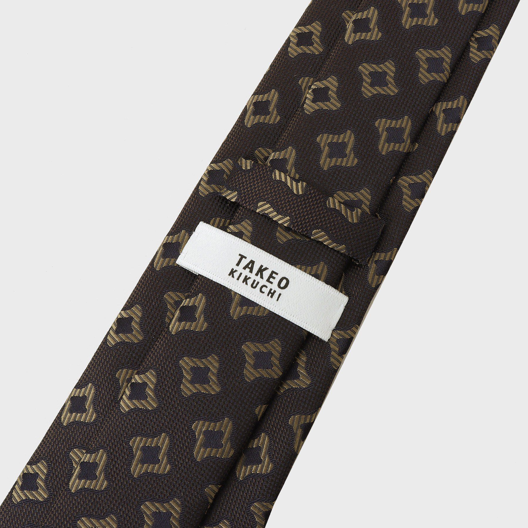 TAKEO KIKUCHI「【縁起の良いネクタイ】PNJ 千鳥ジオメトリックネクタイ」|ネクタイ・蝶ネクタイ|