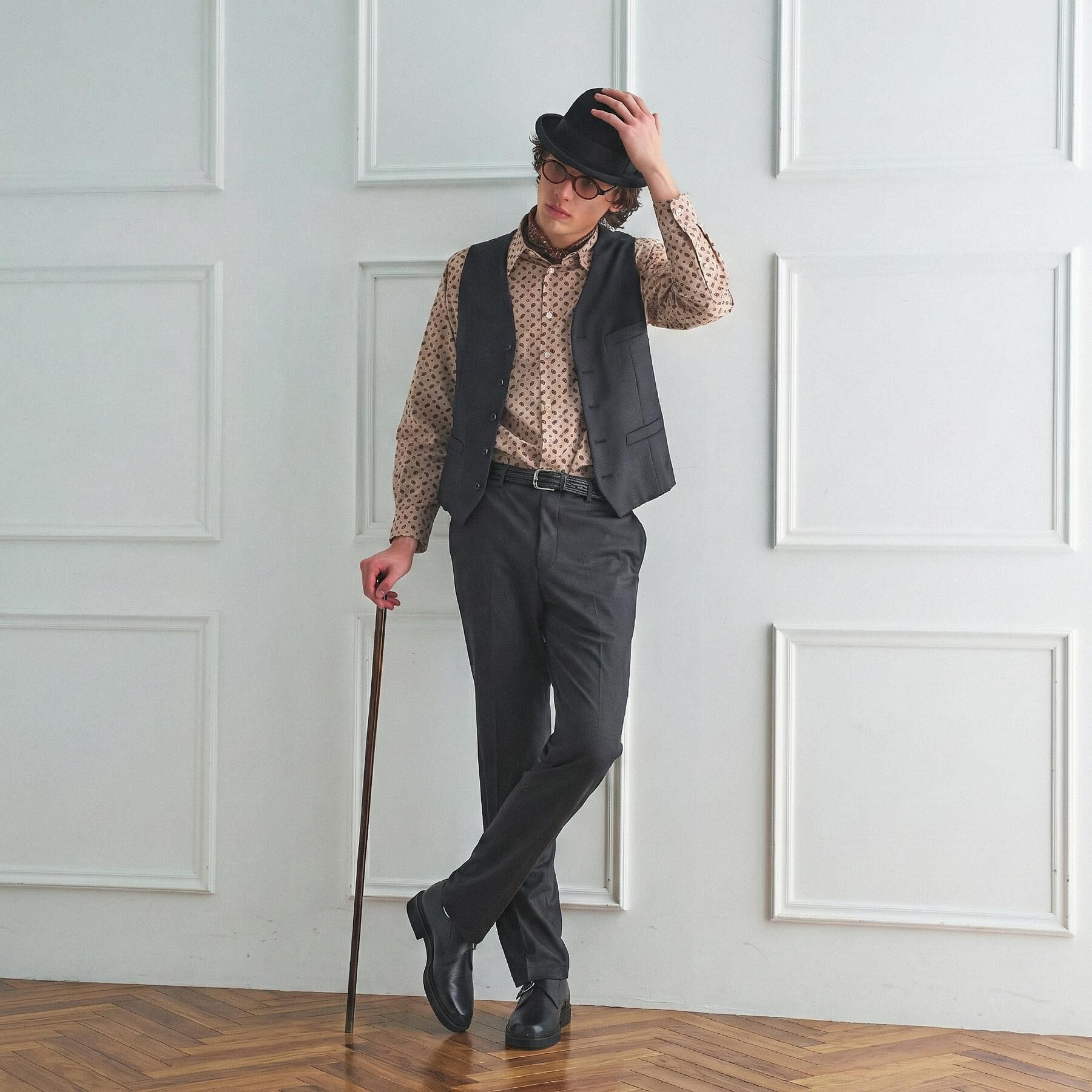 TAKEO KIKUCHI「【BOWLER HAT LABEL】ピンヘッドジャージ スラックス」|その他|