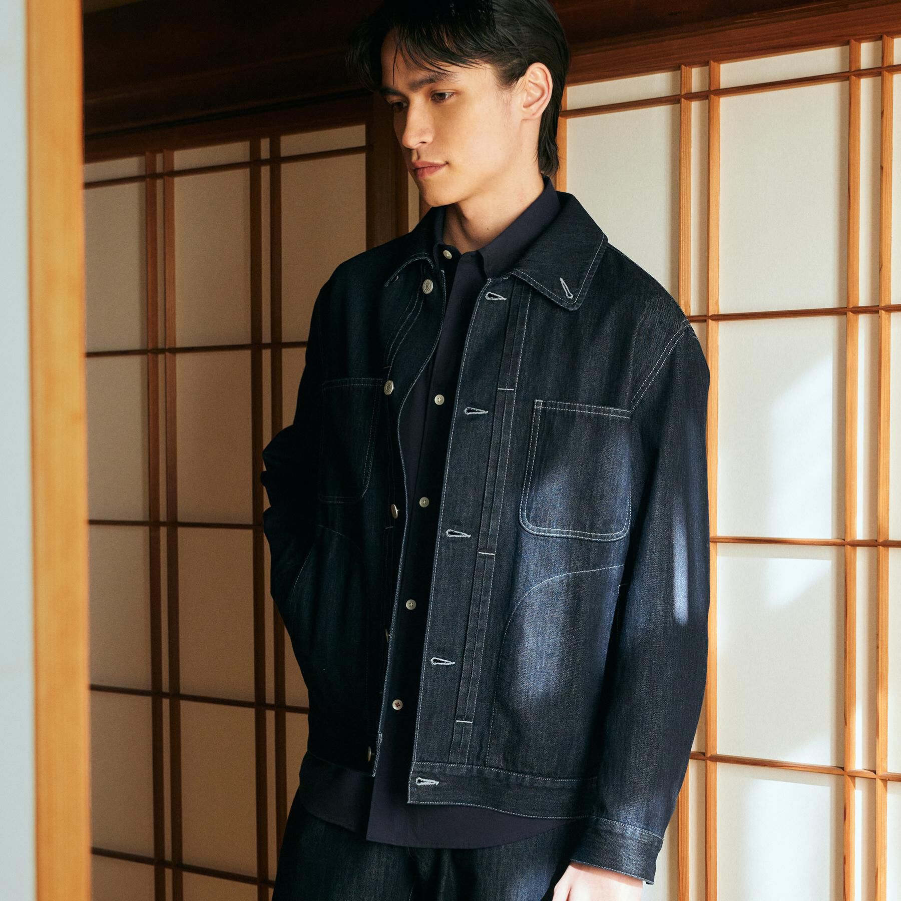 TAKEO KIKUCHI「【BOWLER HAT LABEL】エクスプローラー Gジャン」|デニムジャケット|ブルー(093)