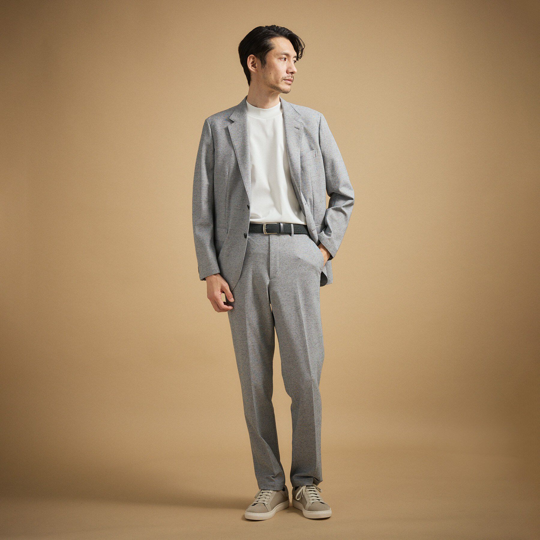 TAKEO KIKUCHI「【Made in JAPAN】ドモドソーラ ゴムメッシュベルト」|ベルト|