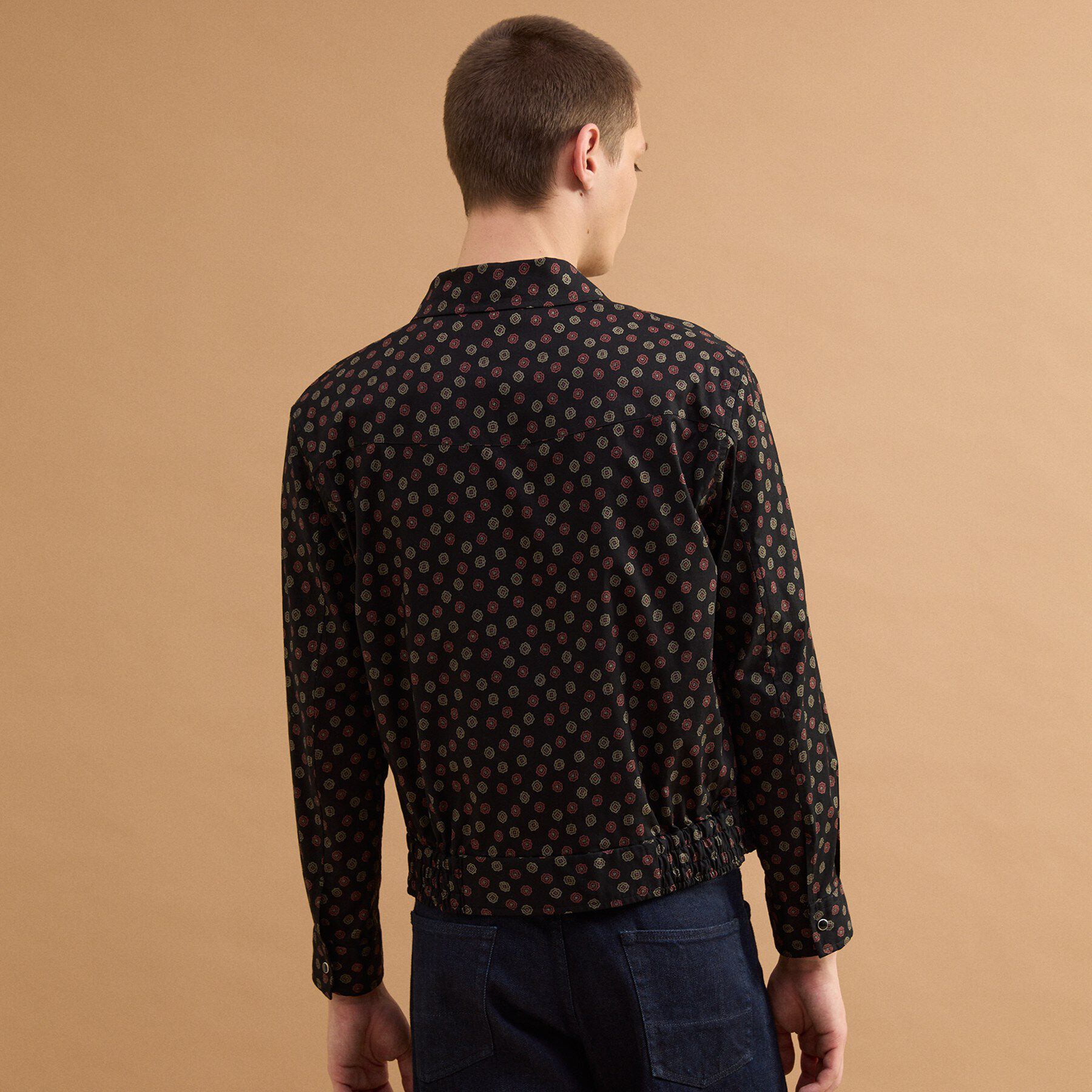 40CARATS&525「小紋プリントブルゾン」|ブルゾン・スタジャン|