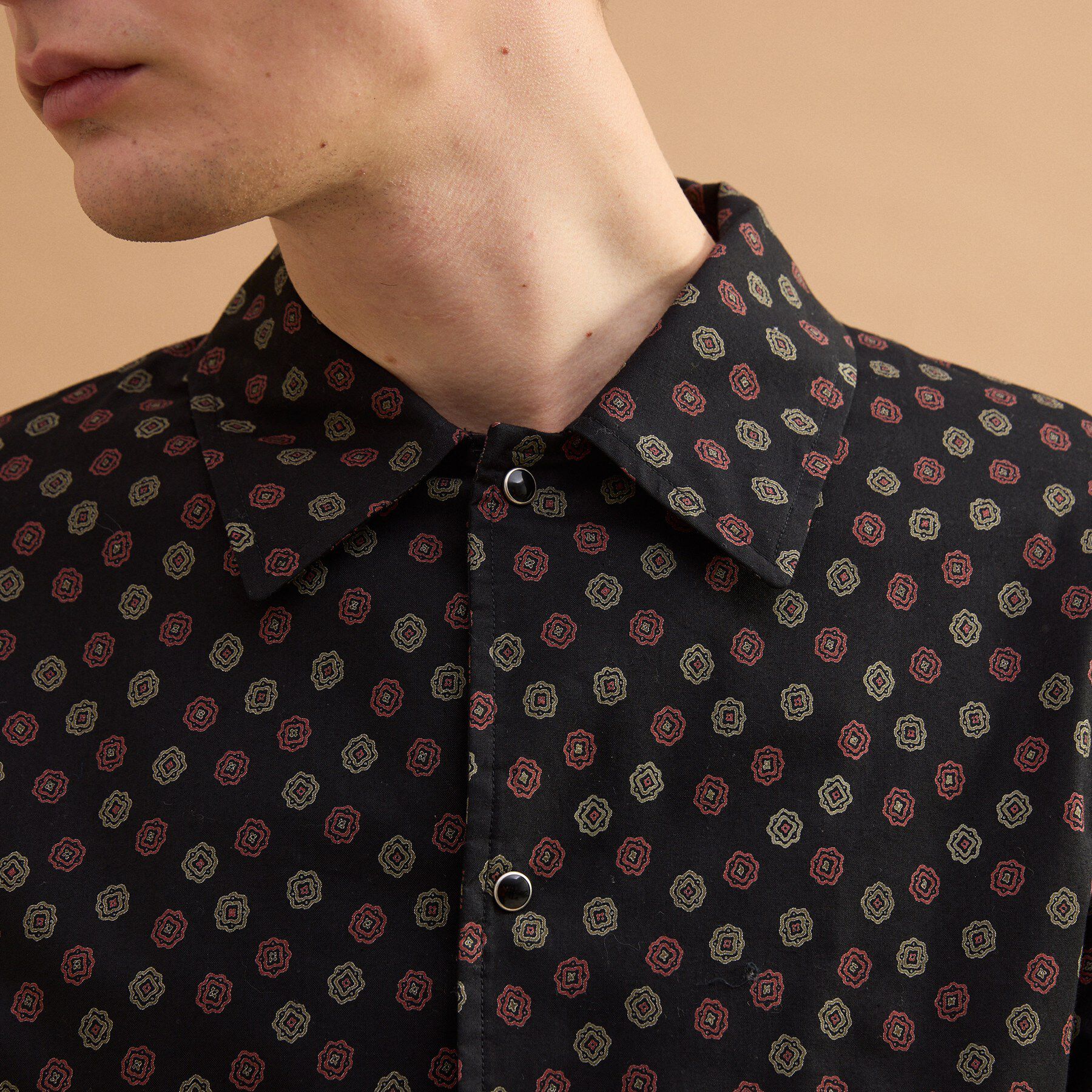 40CARATS&525「小紋プリントブルゾン」|ブルゾン・スタジャン|