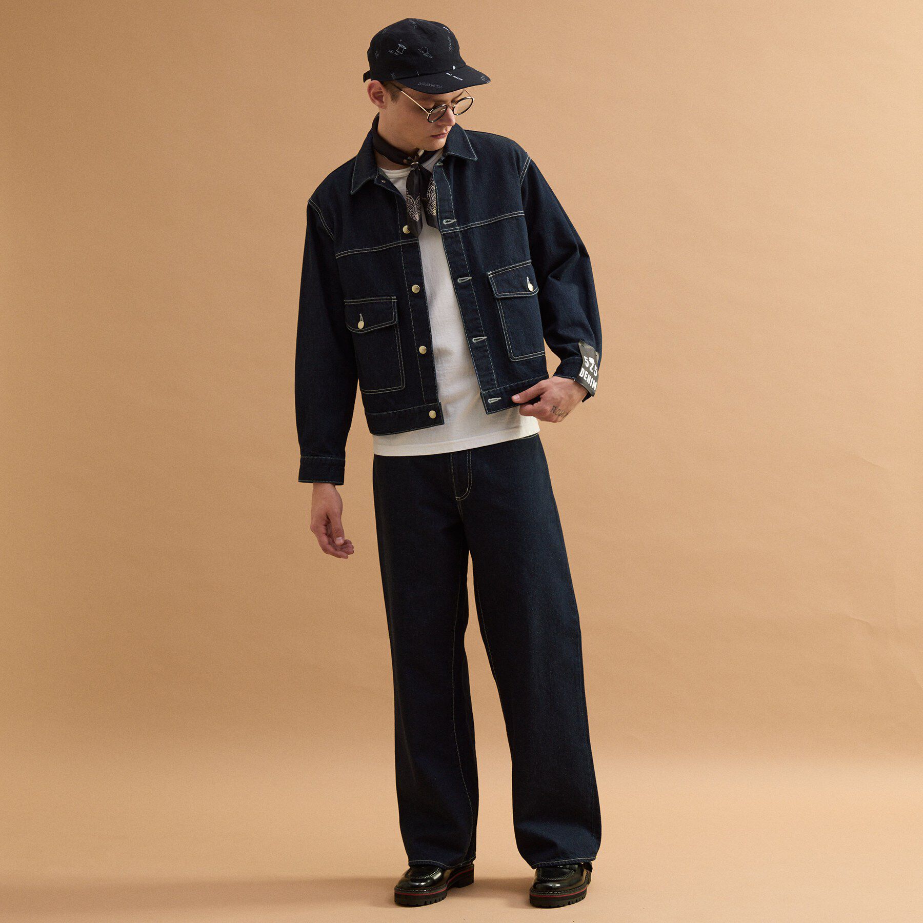 40CARATS&525「コットンデニムGジャン」|デニムジャケット|
