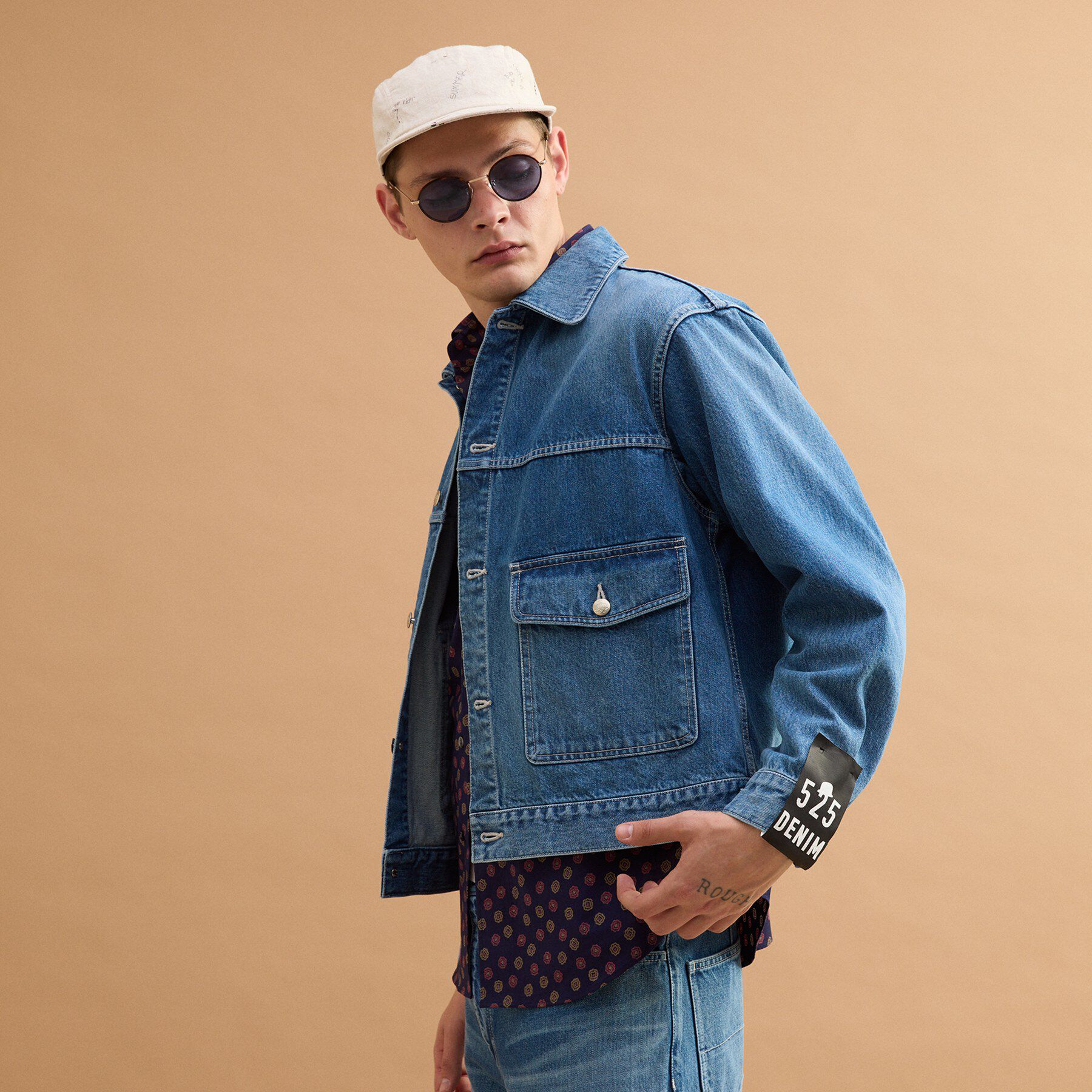 40CARATS&525「コットンデニムGジャン」|デニムジャケット|