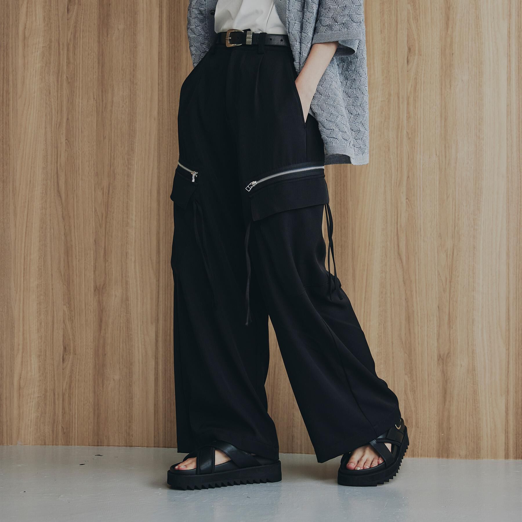 tk.TAKEO KIKUCHI「身長＋4.2cmアソートシャークソールボリュームサンダル」|サンダル|