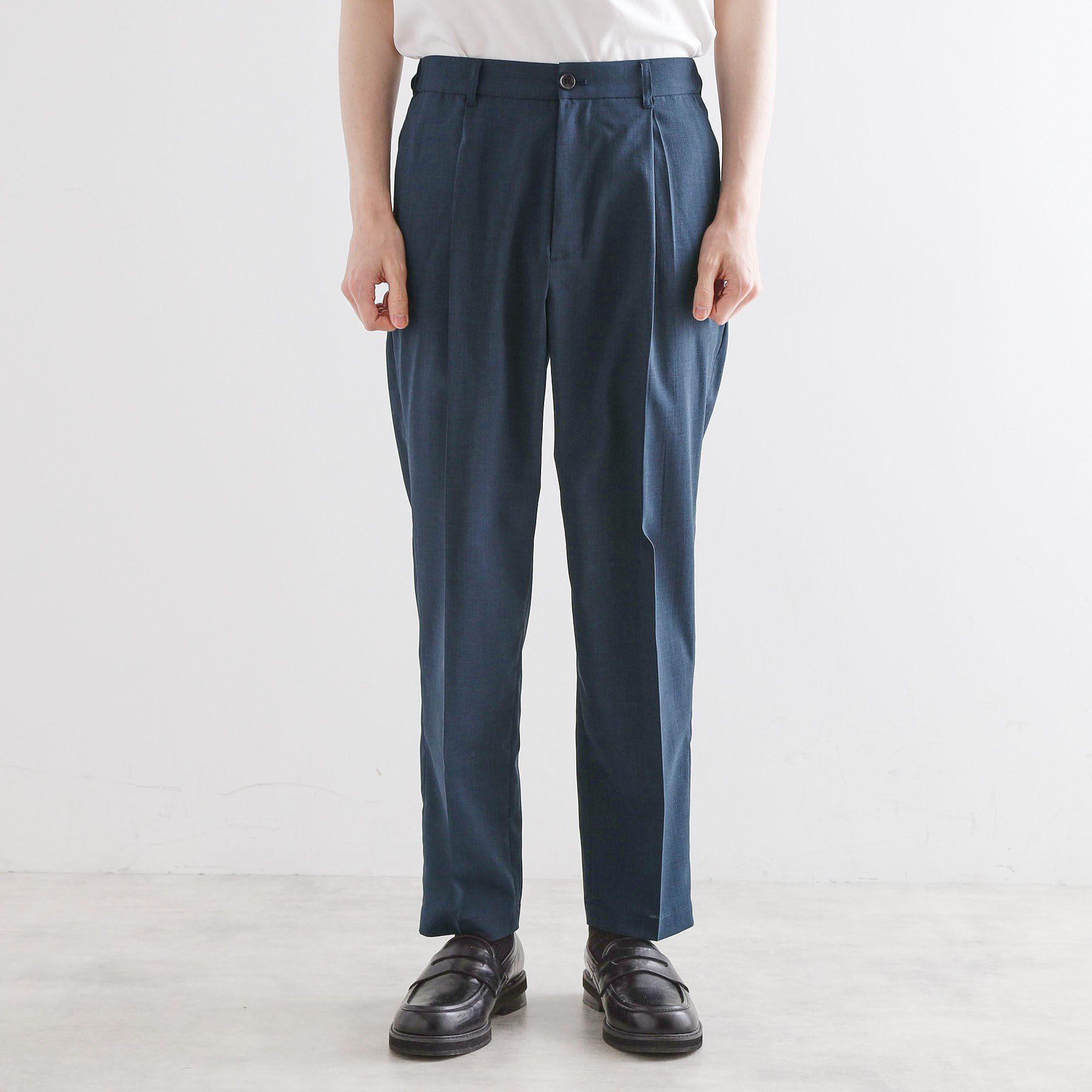tk.TAKEO KIKUCHI「【セットアップ 2点セット】ダブルテーラード半袖ジャケット＋スラックス」|スーツ|