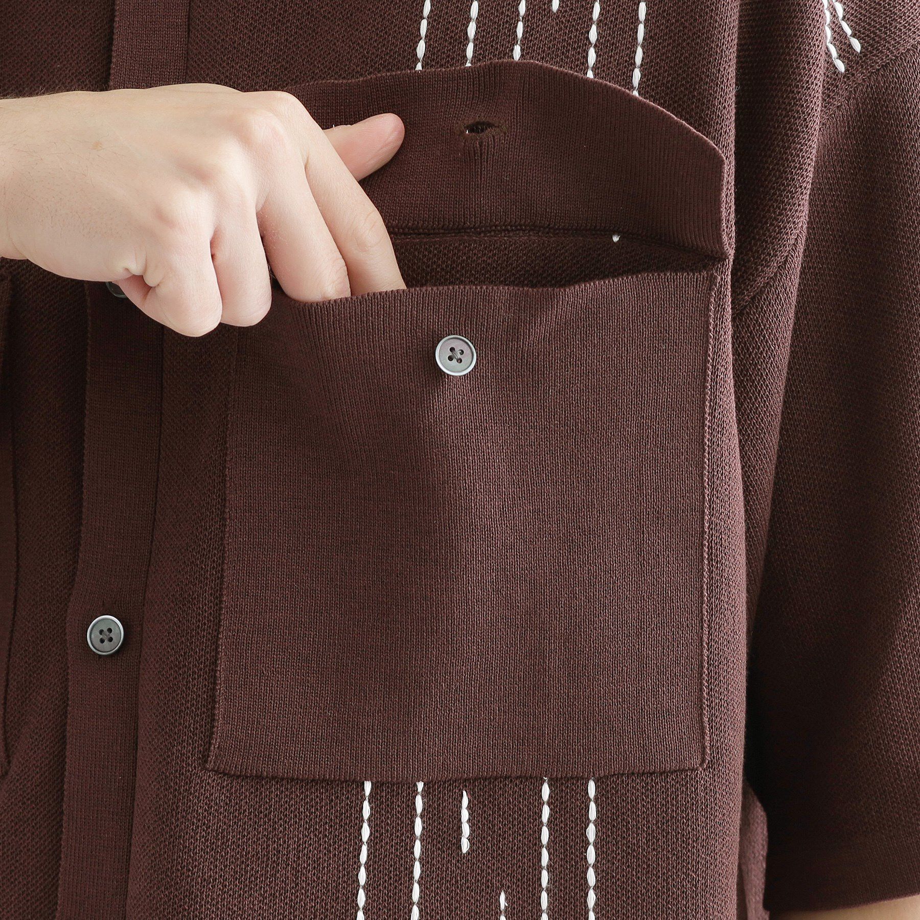 tk.TAKEO KIKUCHI「ウェスタンポロカーディガン」|カーディガン|