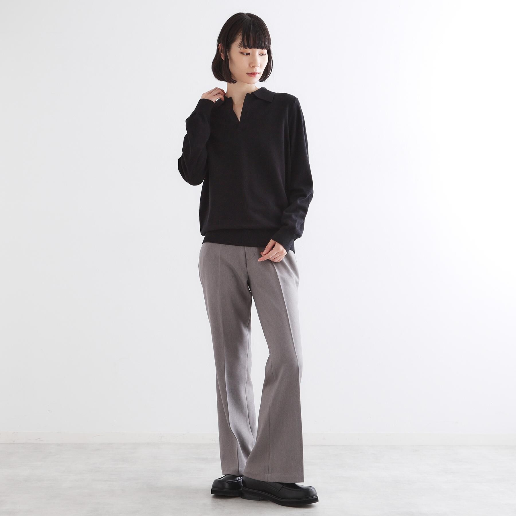 tk.TAKEO KIKUCHI「ハイゲージスキッパーコンパクトポロニット」|ニット・セーター|