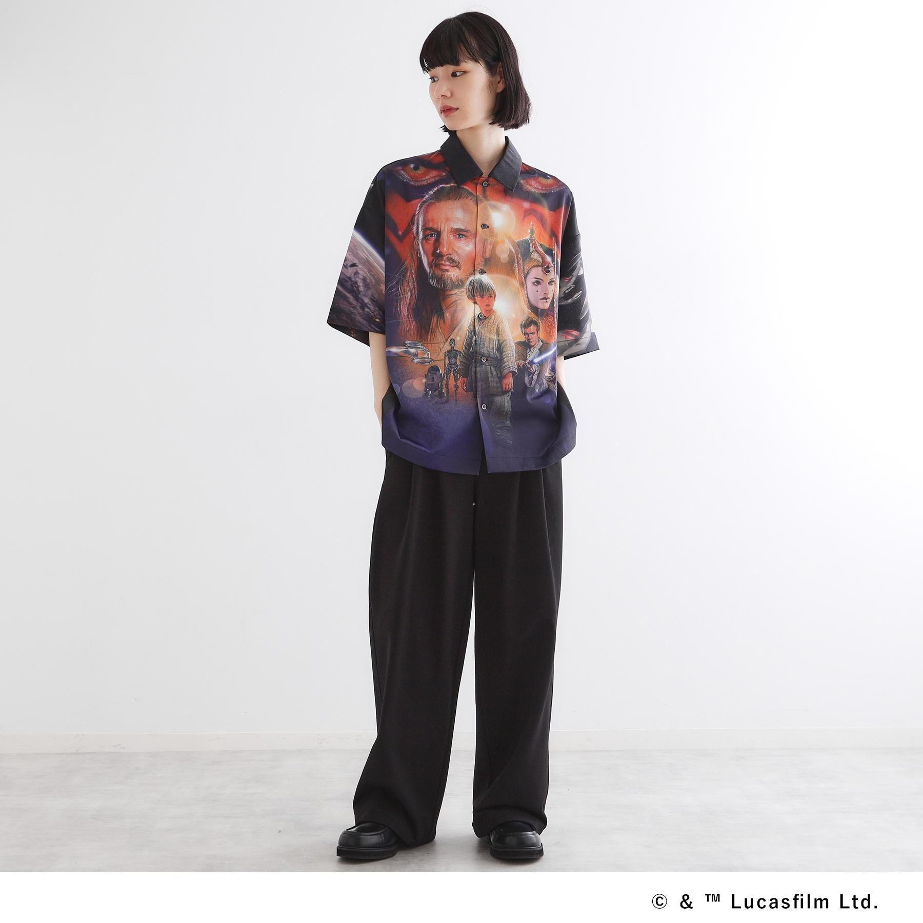 tk.TAKEO KIKUCHI「【STAR WARS】Capsule Collection 2WAY半袖シャツ」|シャツ・ブラウス|
