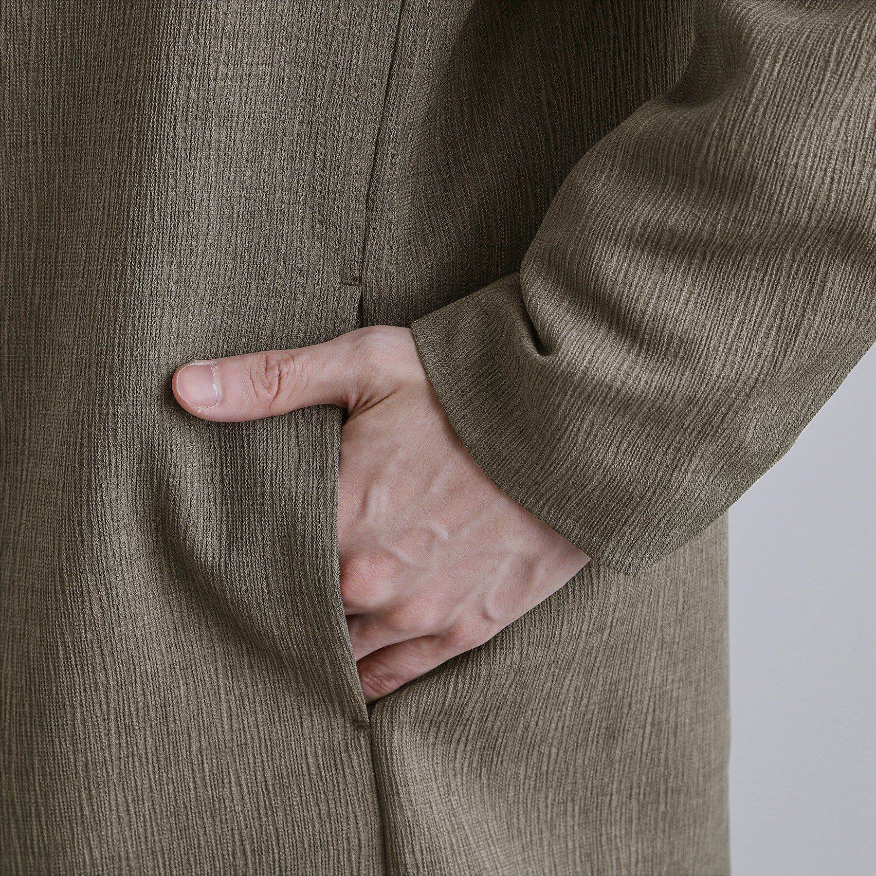 tk.TAKEO KIKUCHI「【セットアップ対応】テッククレープノーカラージャケット」|テーラードジャケット|