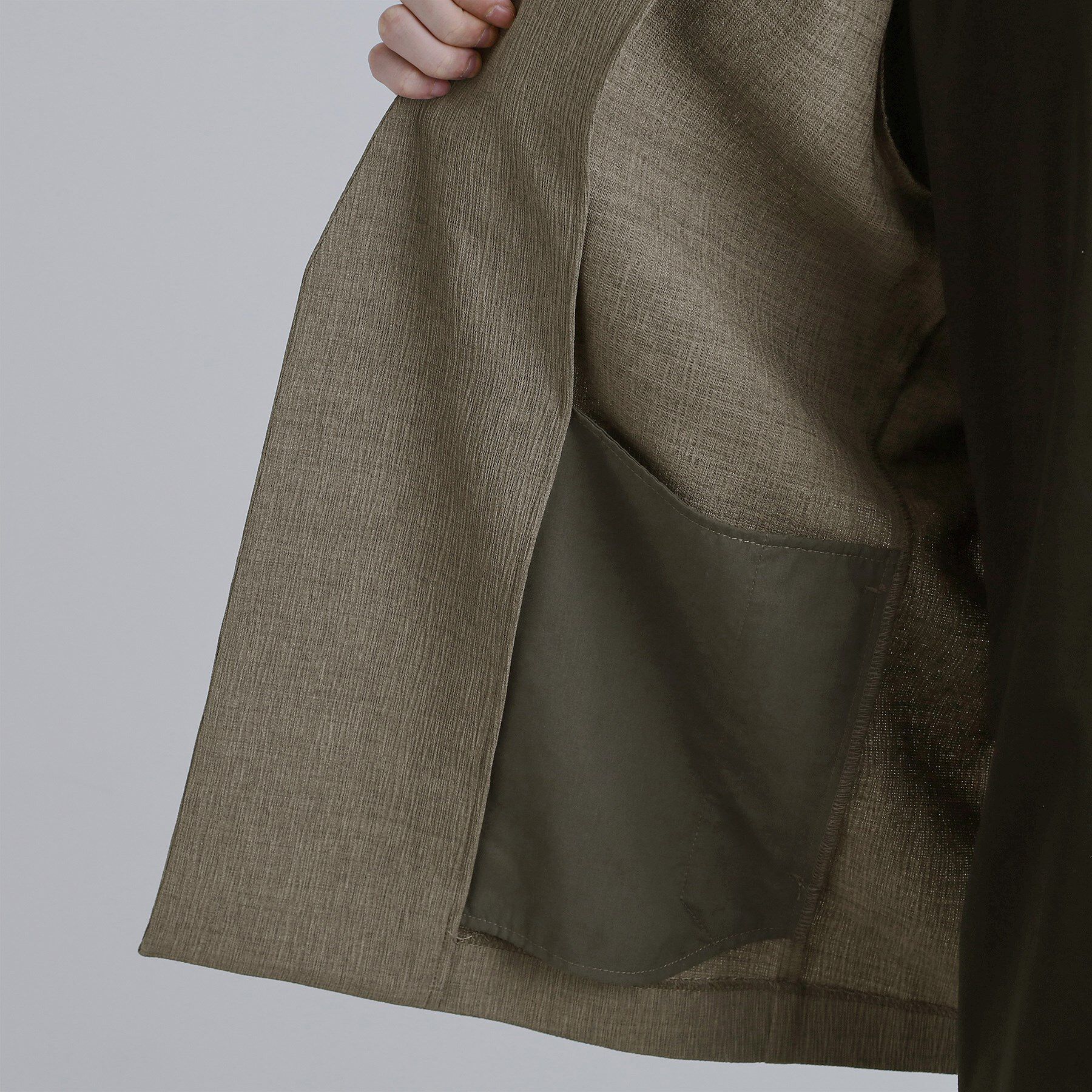 tk.TAKEO KIKUCHI「【セットアップ対応】テッククレープノーカラージャケット」|テーラードジャケット|