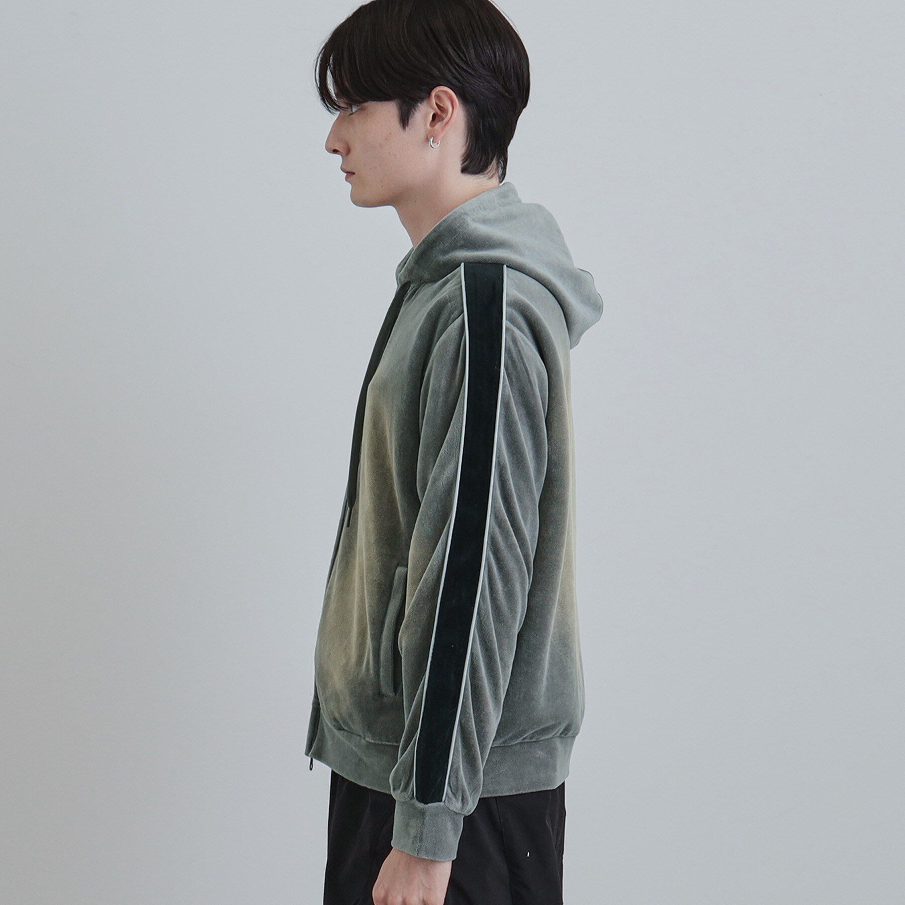 tk.TAKEO KIKUCHI「ヴィンテージライクベロアジップパーカー」|パーカー|