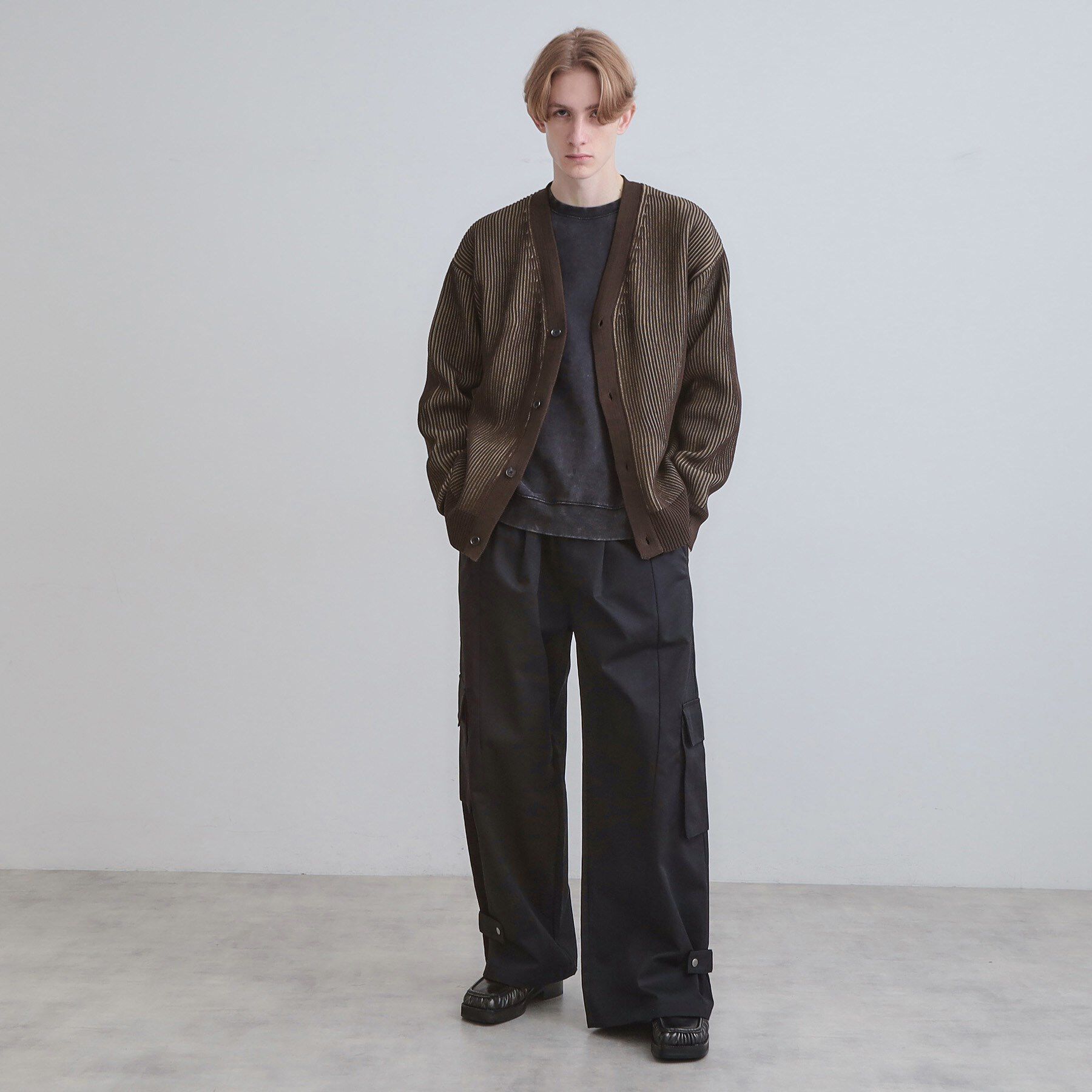 tk.TAKEO KIKUCHI「プレーティングカーディガン」|カーディガン|