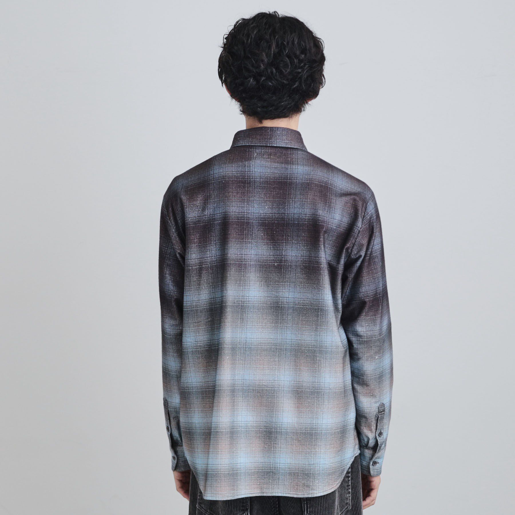 tk.TAKEO KIKUCHI「グラデーションプリントネルシャツ」|シャツ・ブラウス|