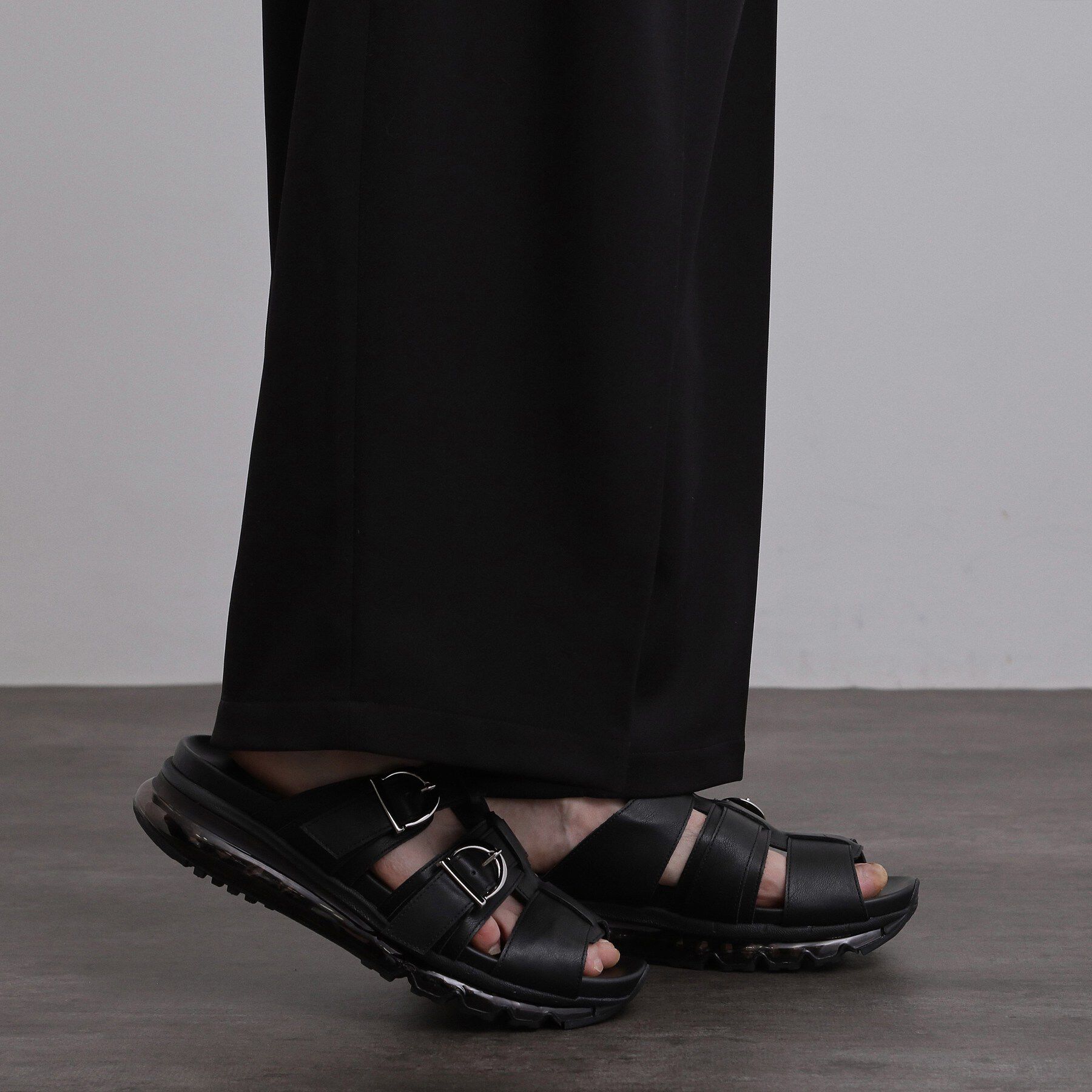 tk.TAKEO KIKUCHI「【4cmUP】クリアソールアソートサンダル」|サンダル|