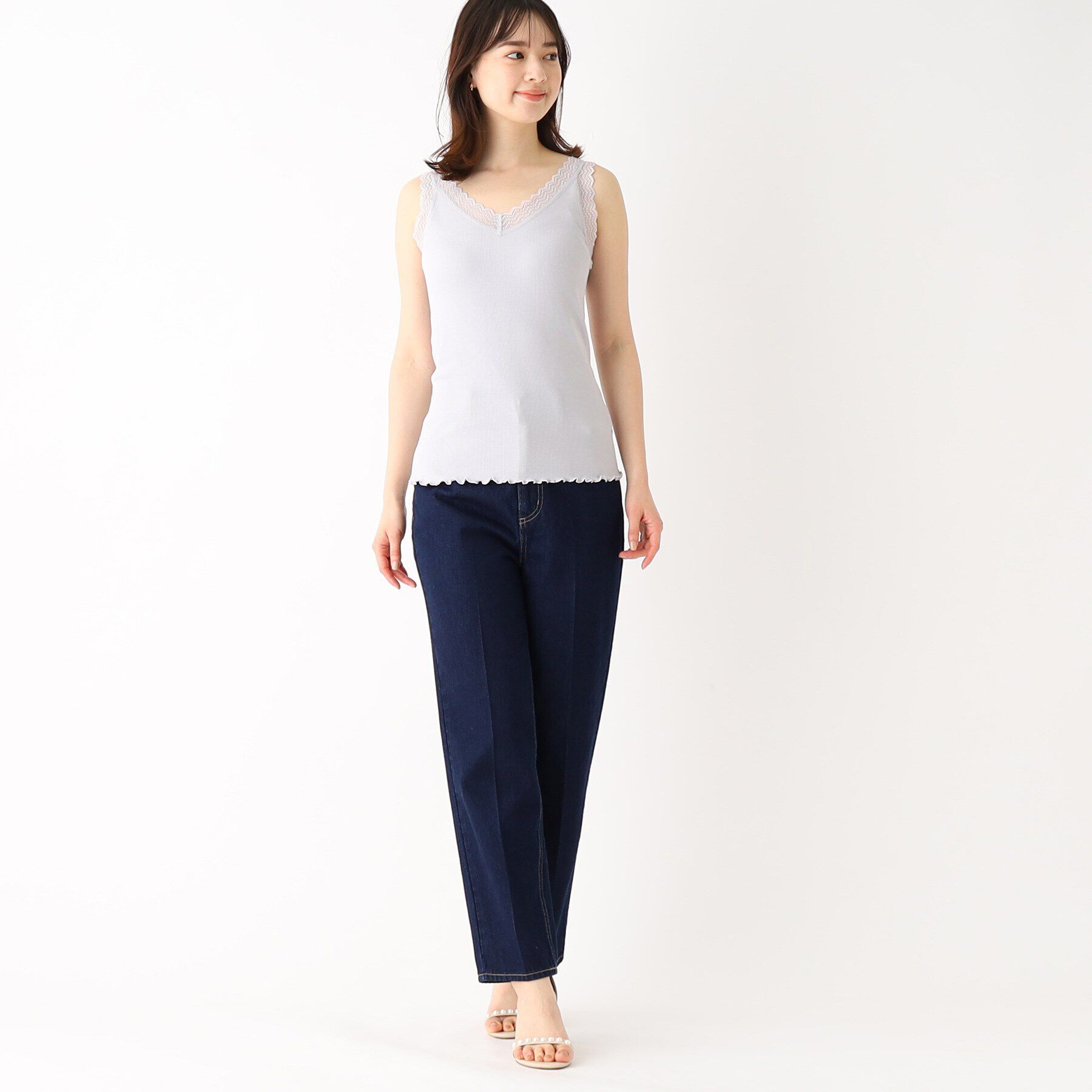 index「前後2WAYレースタンクトップ【洗濯機洗い可】」|キャミソール|