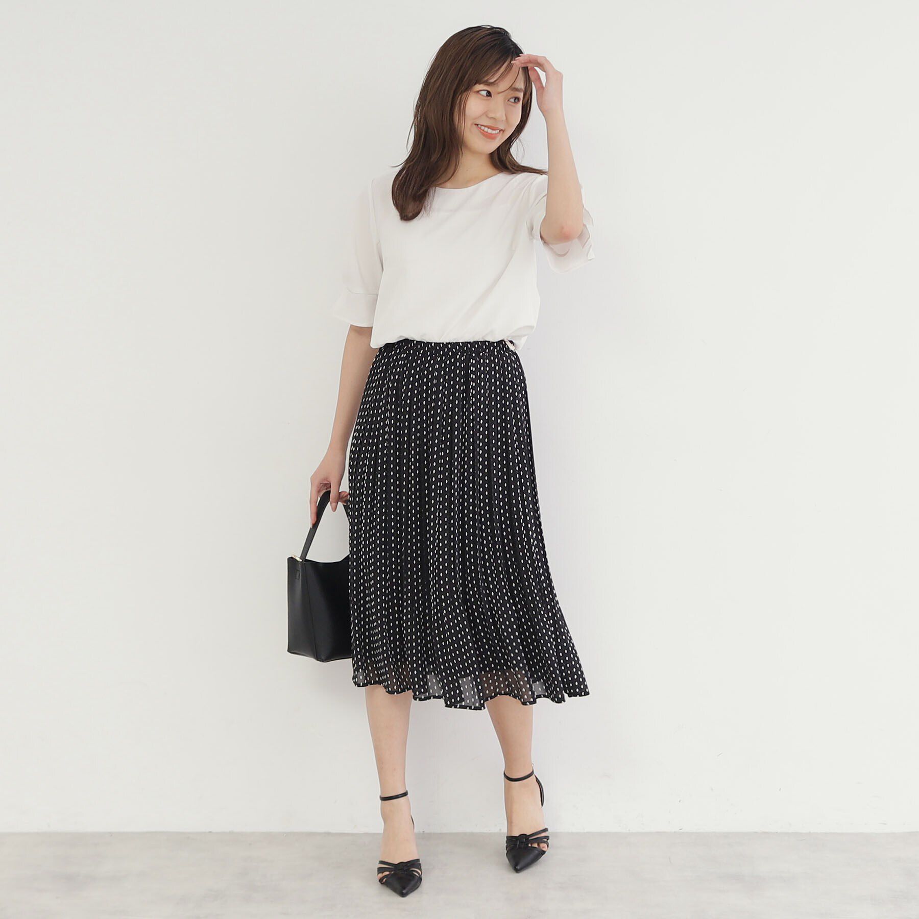 index「《新色追加》着丈が選べる！プリーツフレアスカート【イージーケア／防シワ／洗濯機洗い可】」|スカート|