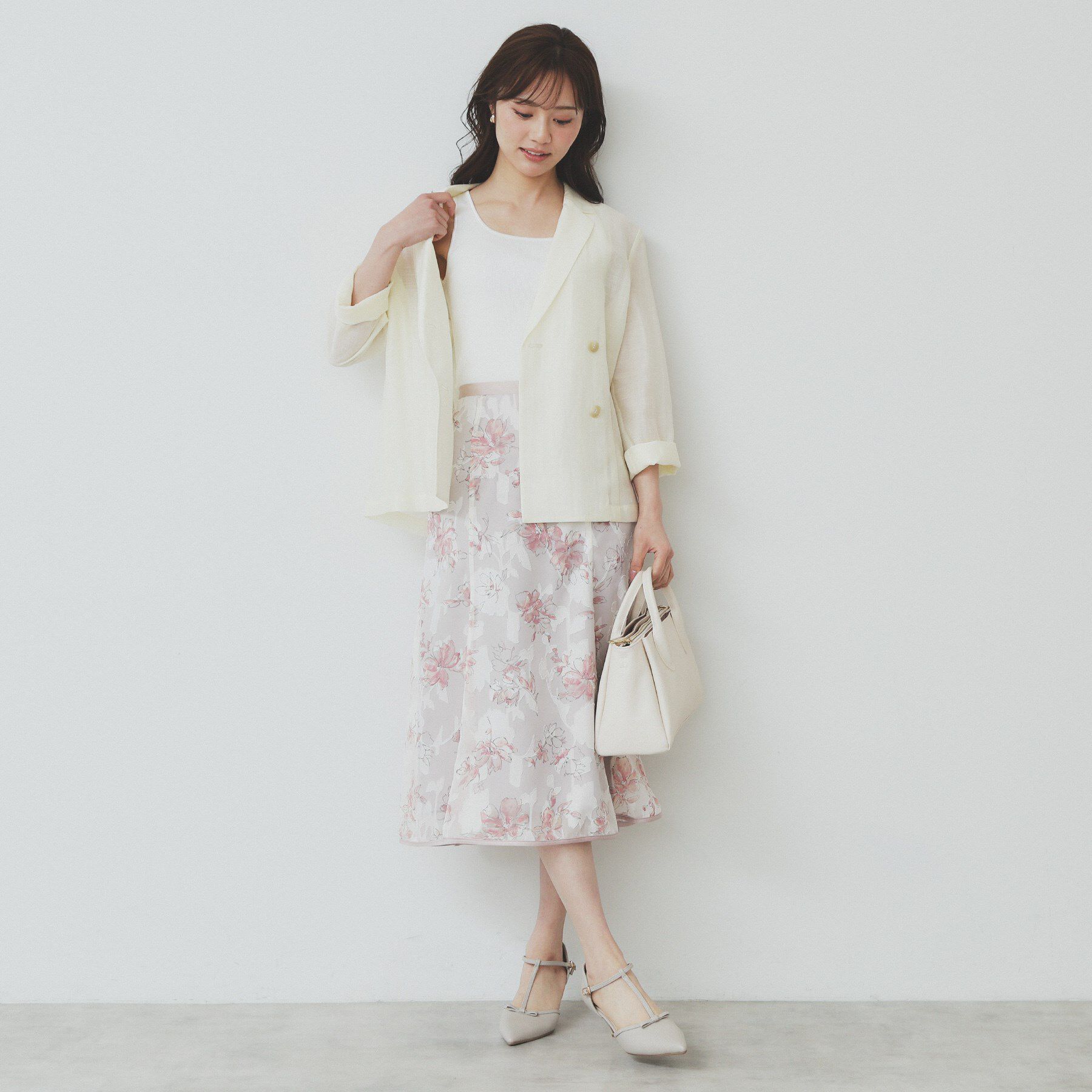 index「前後2WAY サテンパイピングリブタンクトップ【洗濯機洗い可】」|キャミソール|