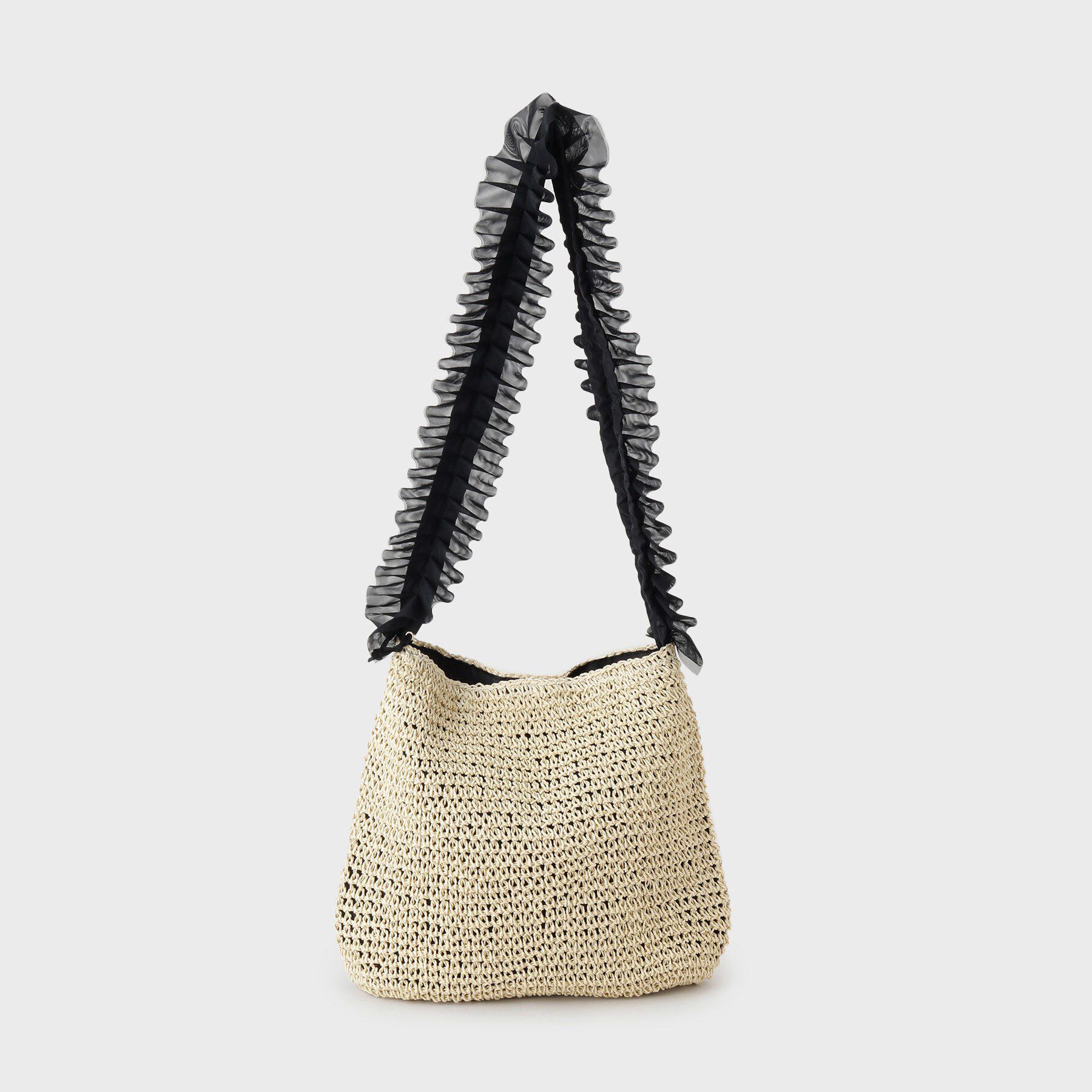 index「雑材ワンショルダーフリルA4トート」|トートバッグ|