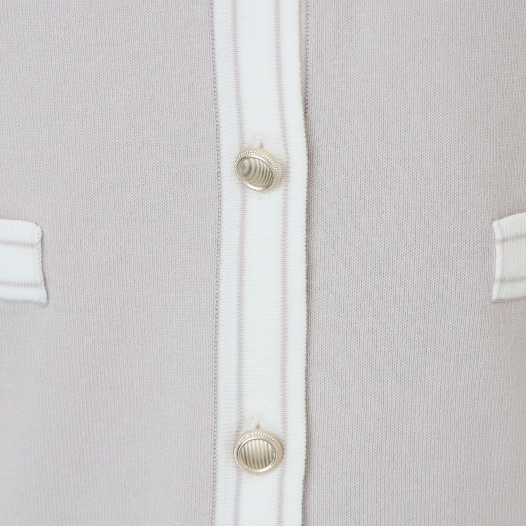 index「バイカラークルーネックカーディガン/オーガニックコットン混【UV/洗濯機洗い可】」|カーディガン|