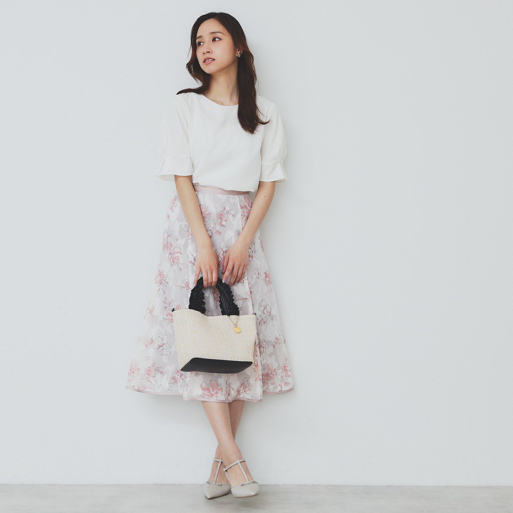 index「《8色展開/XS-LLサイズ》タックパフスリーブブラウス【洗濯機洗い可/吸水速乾/防シワ/抗ピル】」|シャツ・ブラウス|