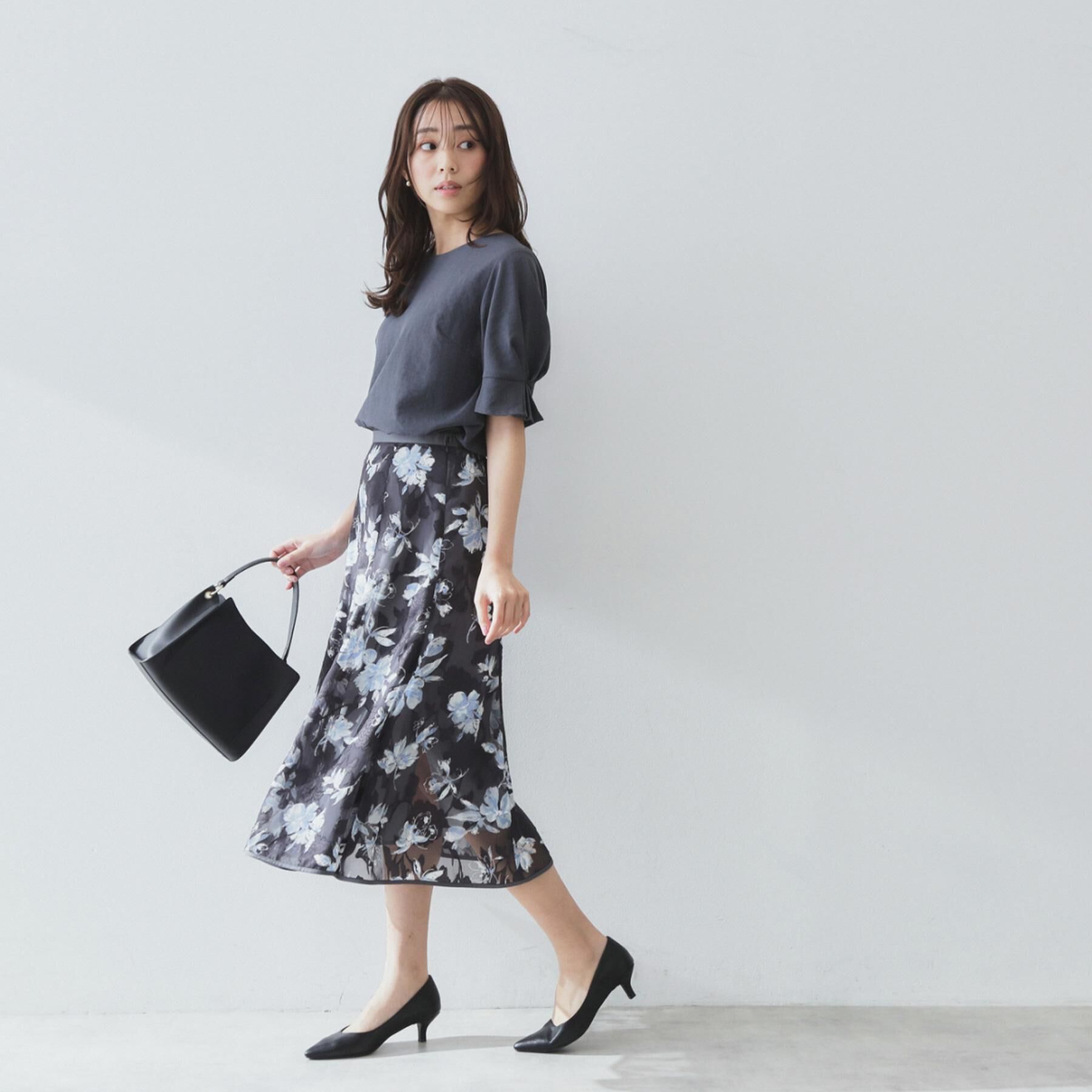 index「《8色展開/XS-LLサイズ》タックパフスリーブブラウス【洗濯機洗い可/吸水速乾/防シワ/抗ピル】」|シャツ・ブラウス|