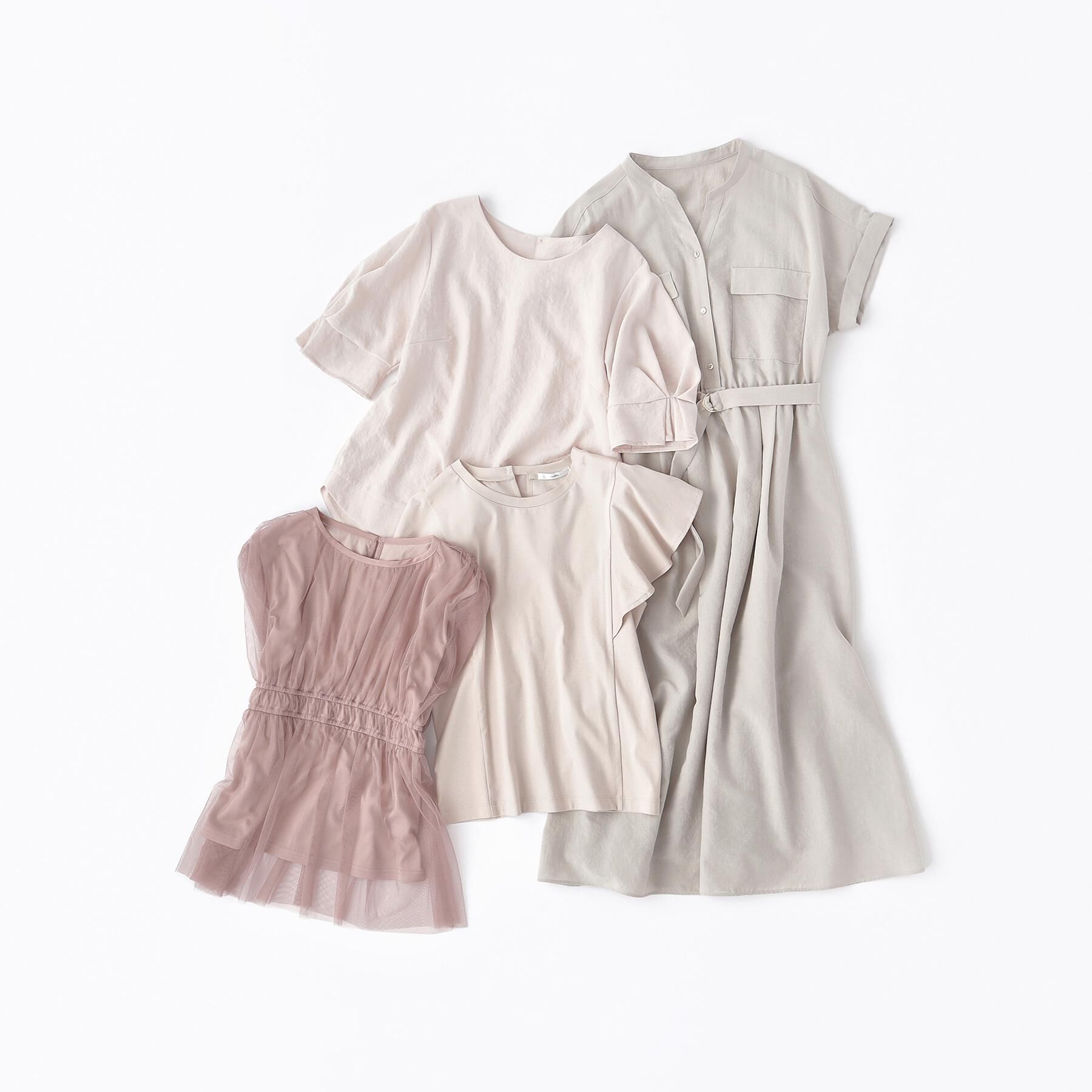 index「《8色展開/XS-LLサイズ》タックパフスリーブブラウス【洗濯機洗い可/吸水速乾/防シワ/抗ピル】」|シャツ・ブラウス|