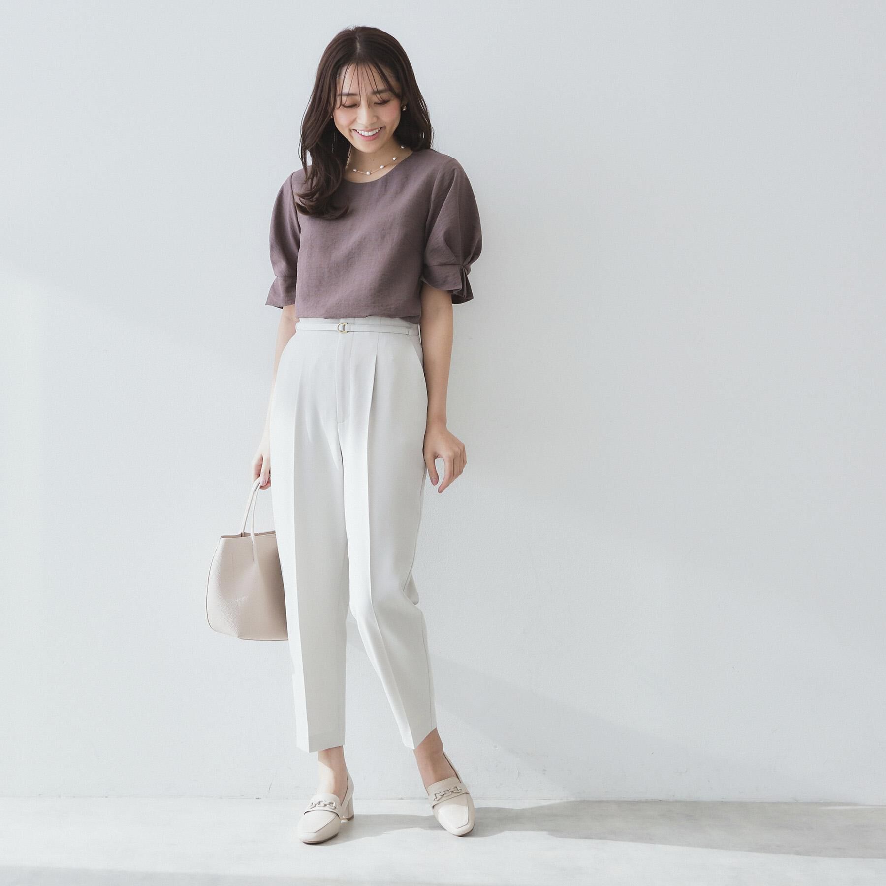 index「ストレッチテーパードパンツ【洗濯機洗い可/吸水速乾/防シワ】」|その他|