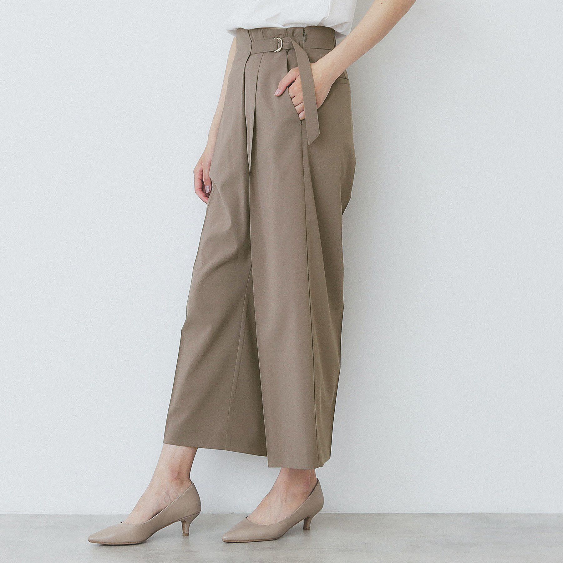 index「ラップストレートパンツ【接触冷感/抗ピル/洗濯機洗い可/イージーアイロン】」|その他|