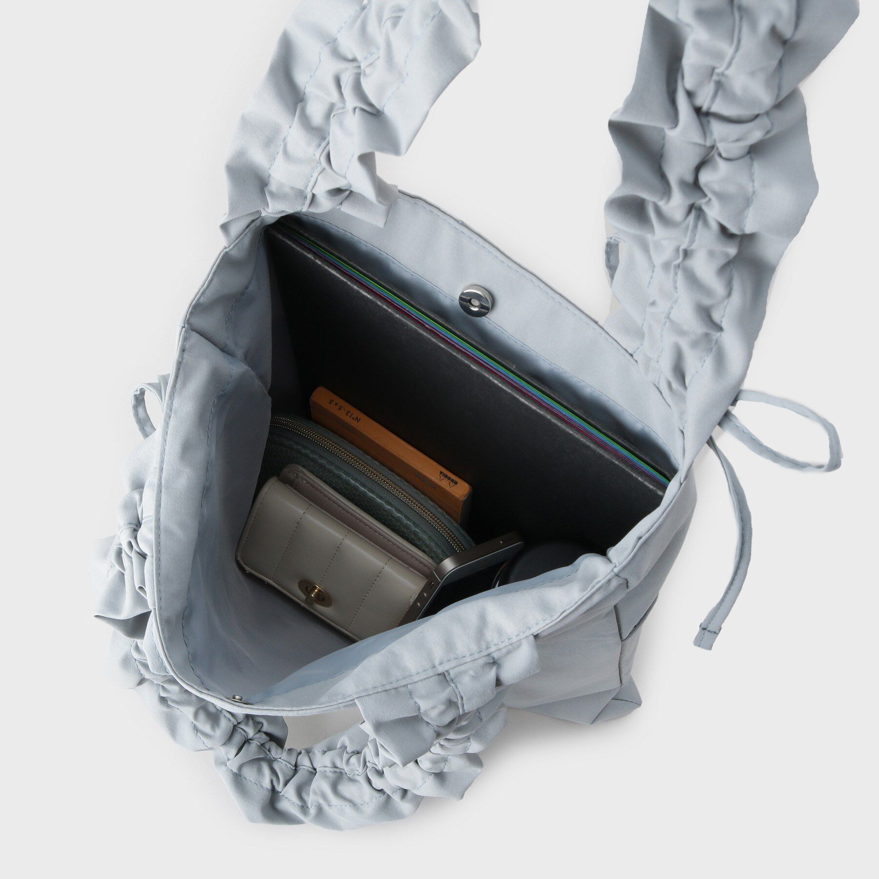 index「【A4サイズ収納可能】持ち手フリルトートバッグ」|トートバッグ|