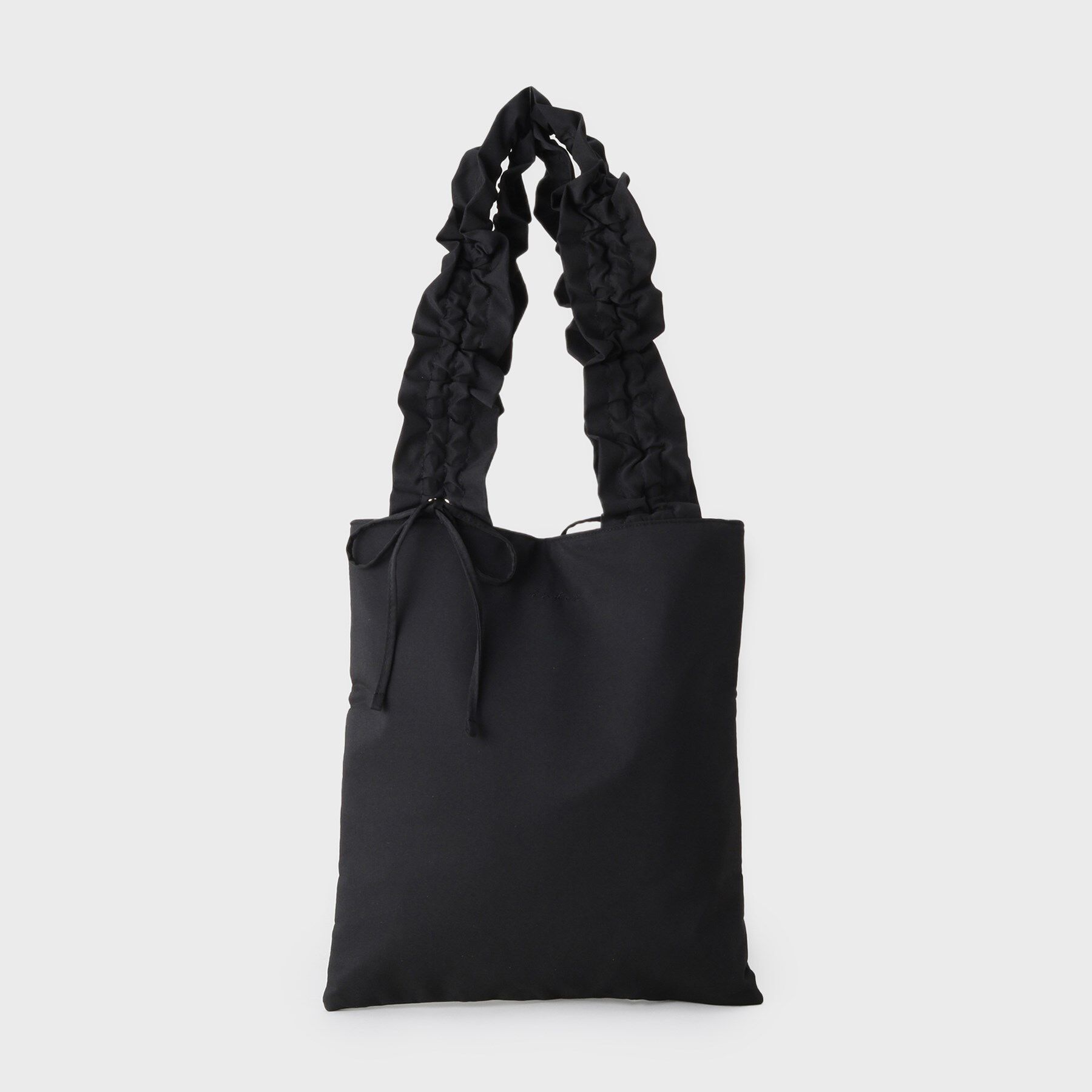 index「【A4サイズ収納可能】持ち手フリルトートバッグ」|トートバッグ|