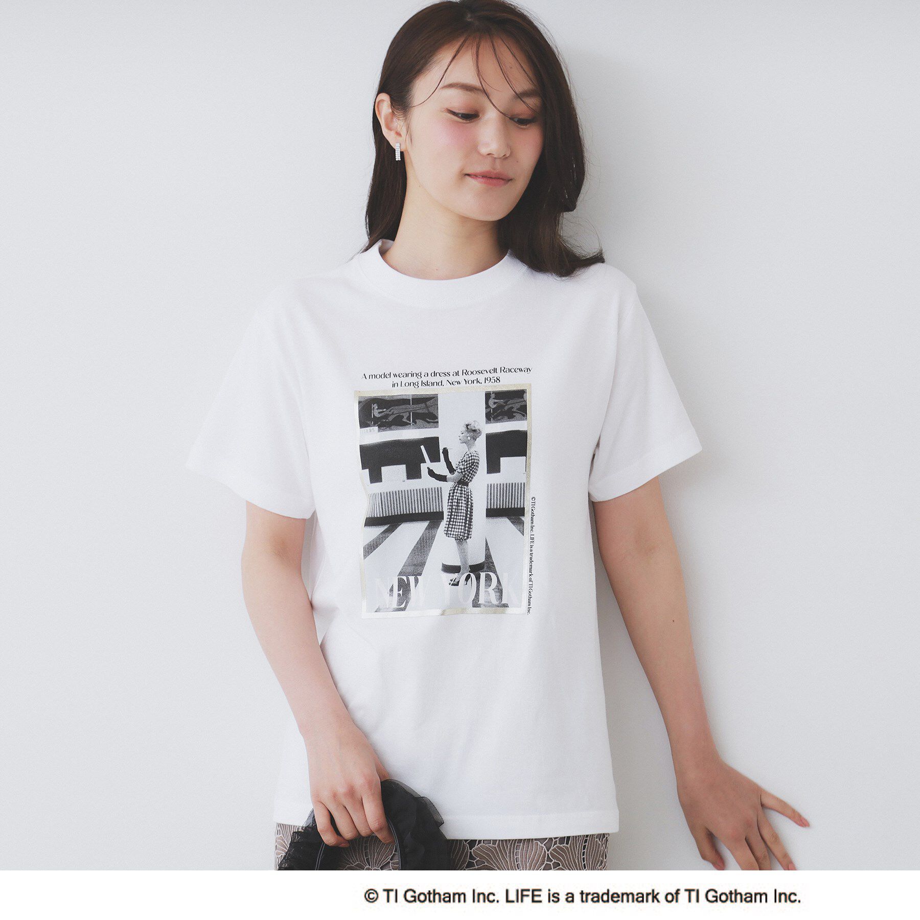 index「LIFEフォトアソートTシャツ【洗濯機洗い可】」|Tシャツ・カットソー|ホワイト(002)