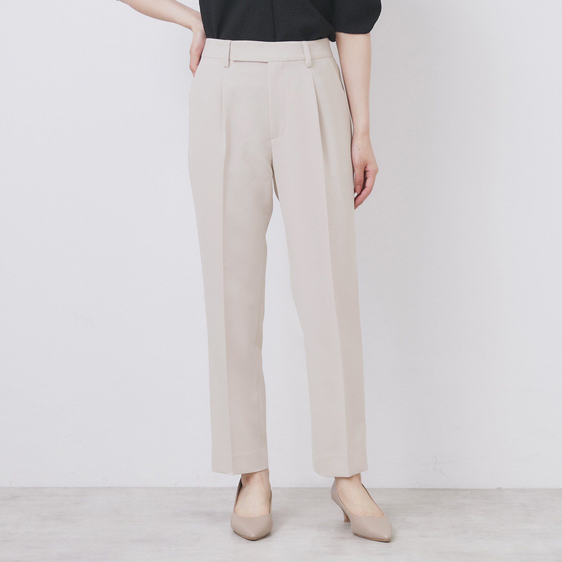 index「ストレッチテーパードパンツ/セットアップ対応【洗濯機洗い可/イージーアイロン/防シワ】」|その他|