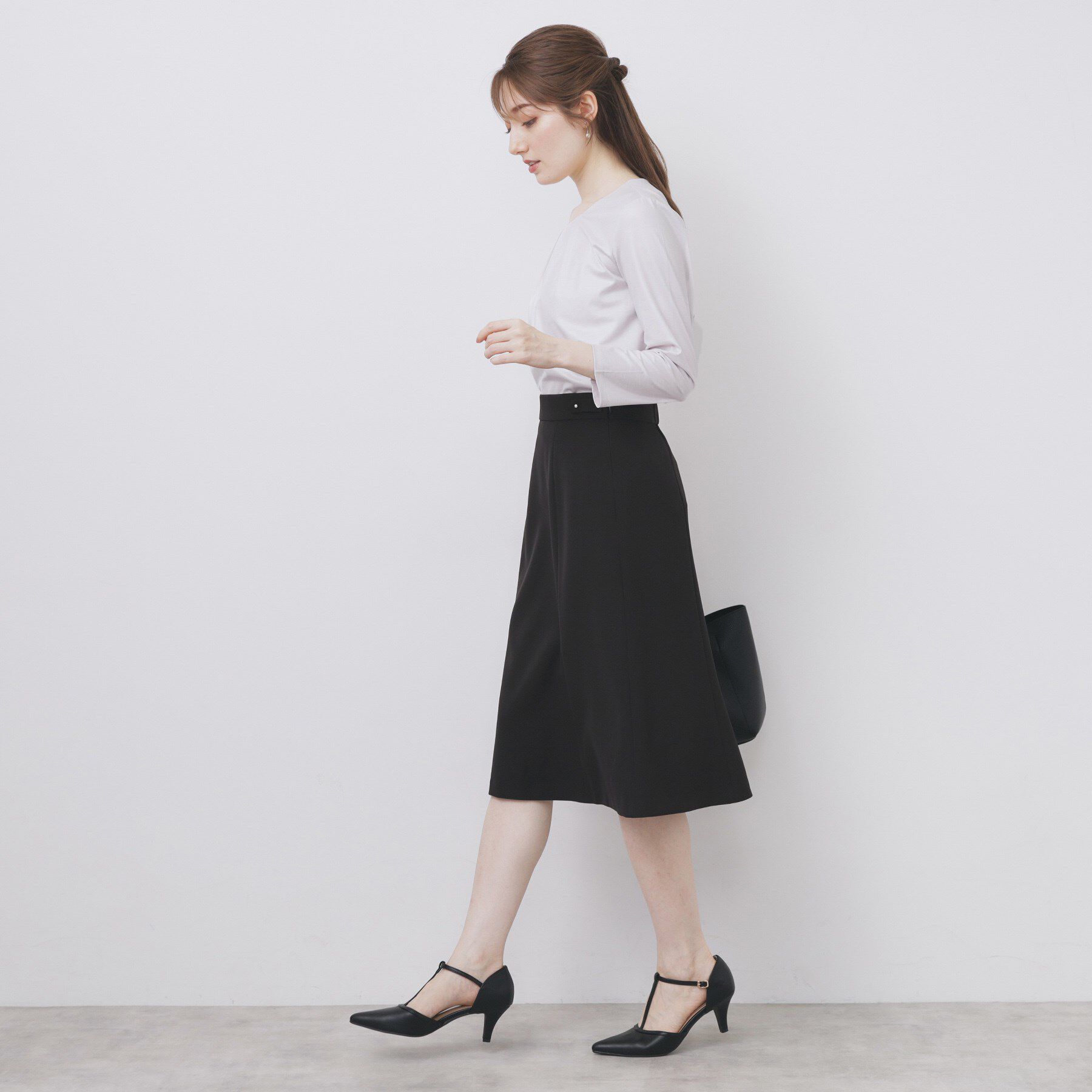 index「《S-3Lサイズ》タックビジュートップス【洗濯機洗い可】」|Tシャツ・カットソー|