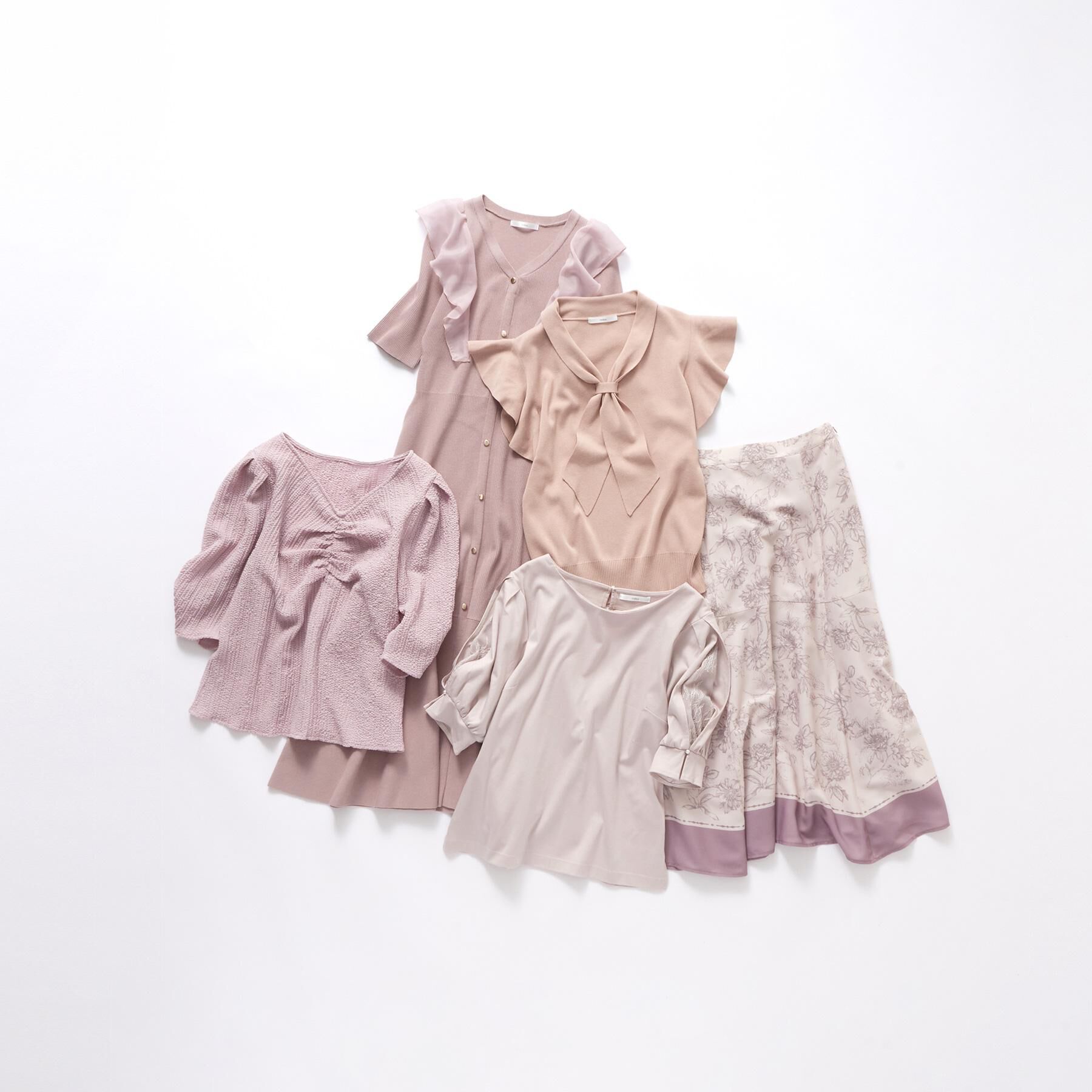 index「フリルドッキングニットワンピース【洗濯機洗い可/抗ピル】」|ワンピース|