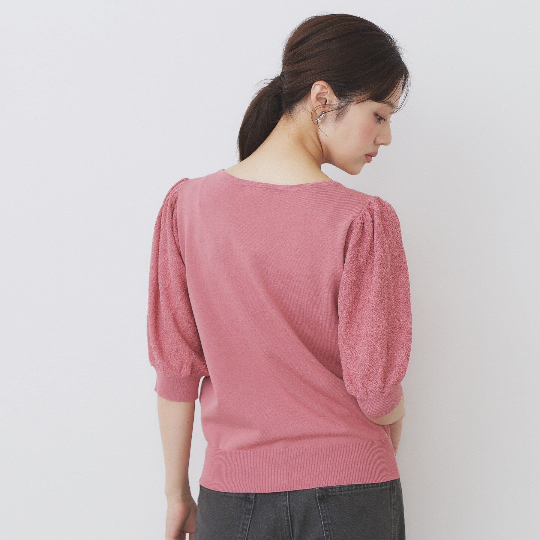 index「パフスリーブニット【洗濯機洗い可】」|ニット・セーター|