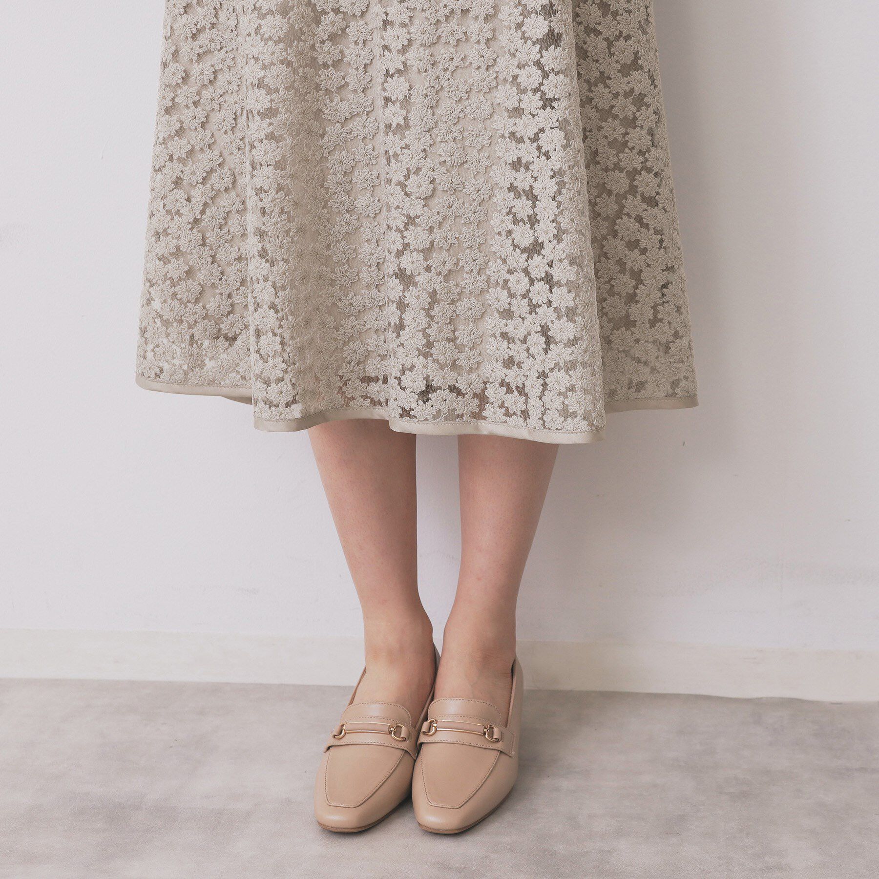 index「小花刺繍チュールマーメイドスカート【洗濯機OK/抗ピル】」|スカート|