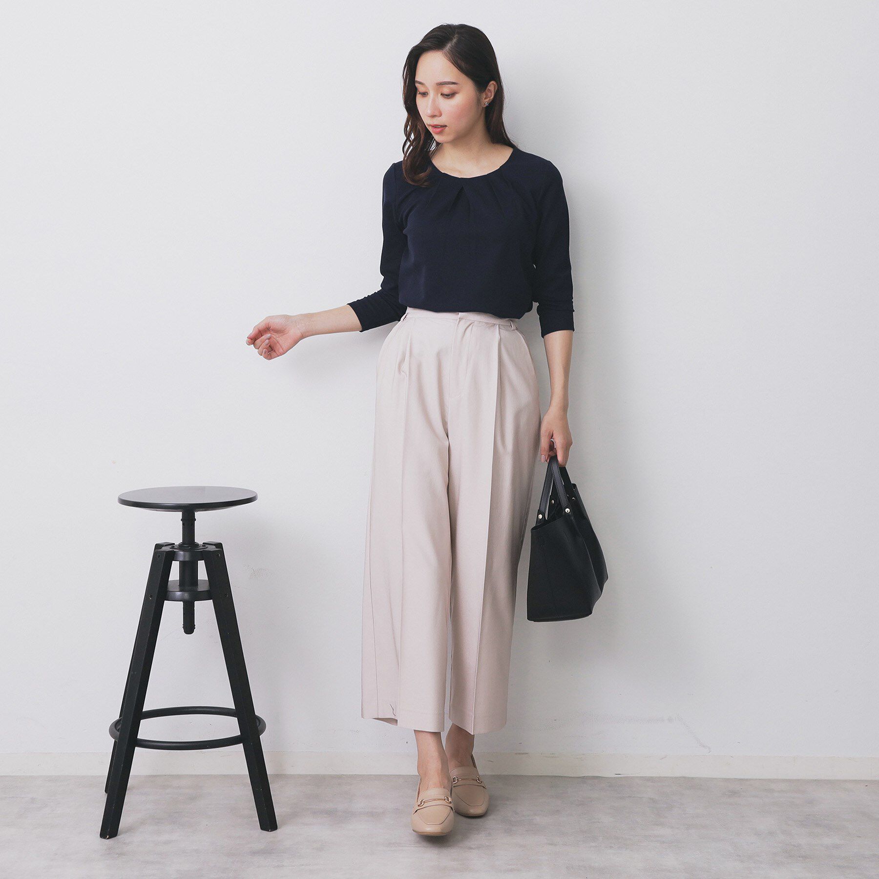 index「フロントタックトップス【洗濯機洗い可/UVケア】」|Tシャツ・カットソー|