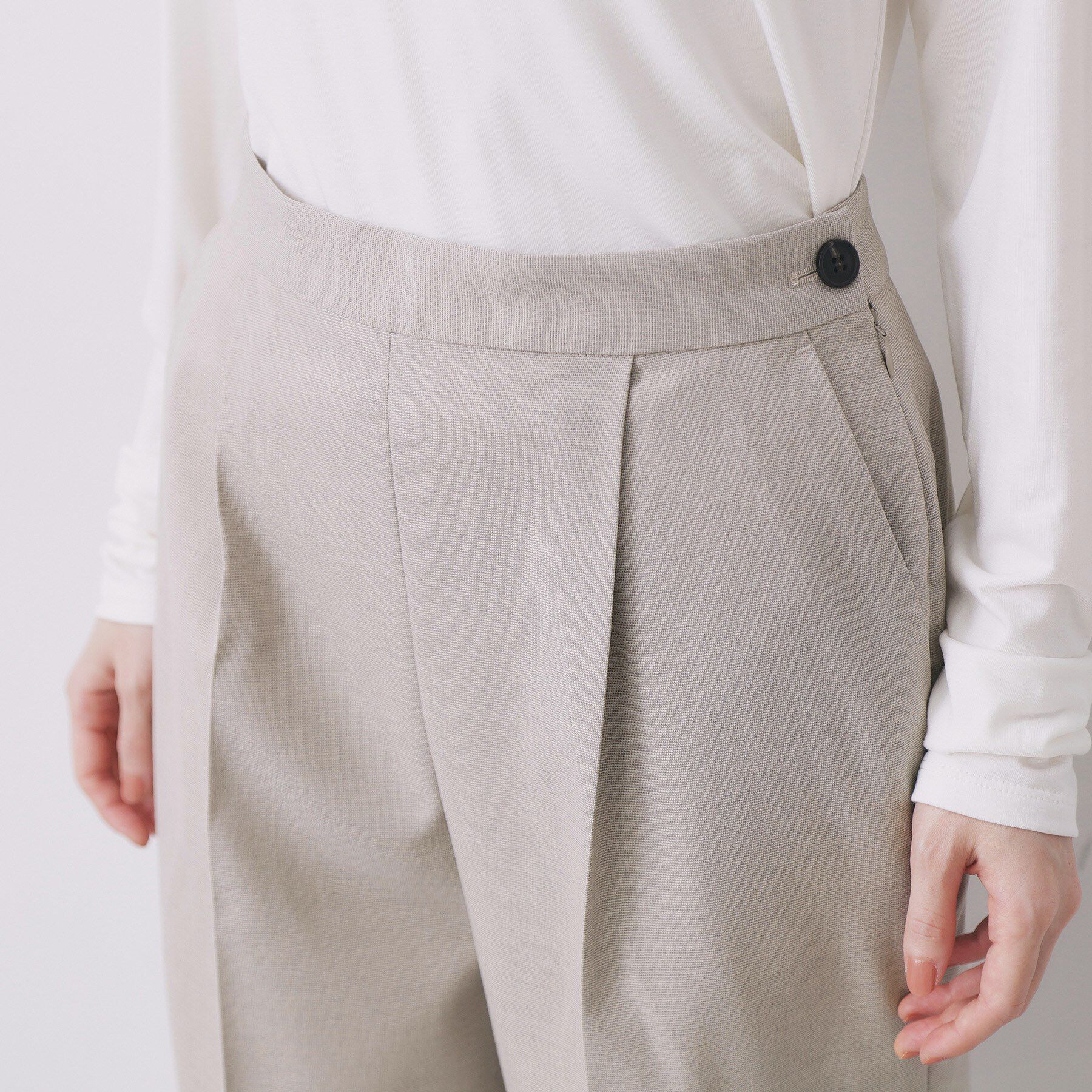 index「ウールライクストレッチテーパードパンツ/セットアップ対応【洗濯機OK】」|その他|