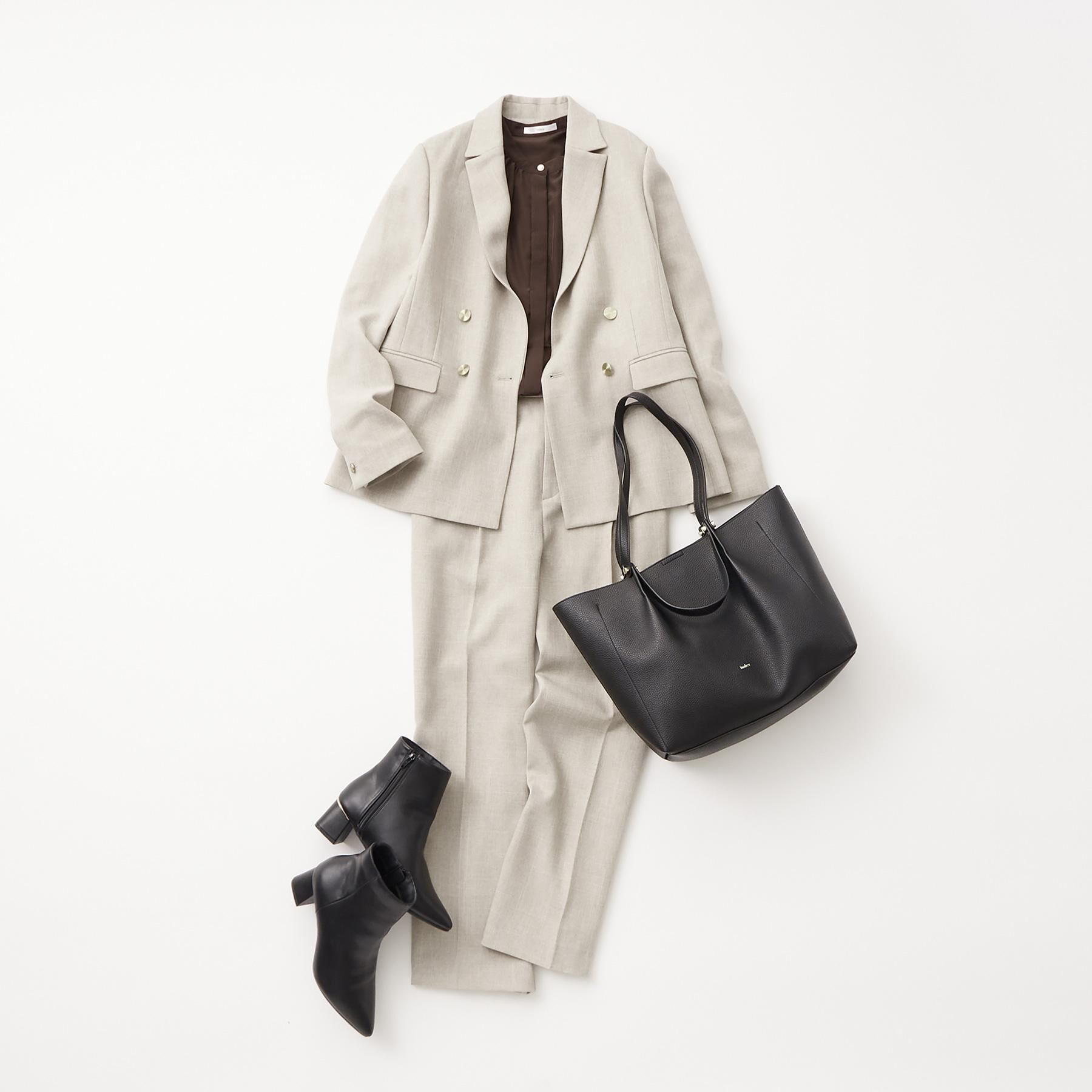 index「ワイドストレートパンツ/セットアップ対応可【洗濯機OK/イージーアイロン】」|その他|