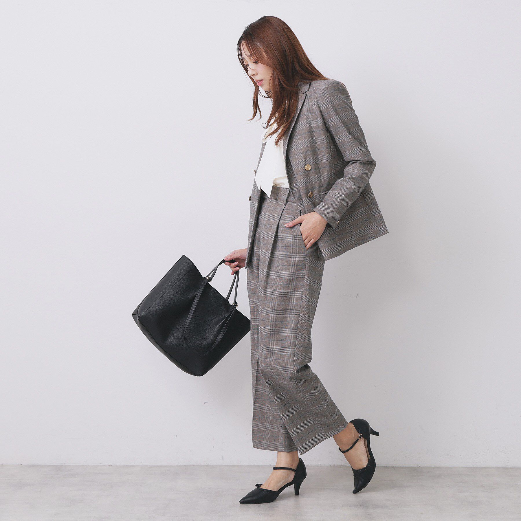 index「ワイドストレートパンツ/セットアップ対応可【洗濯機OK/イージーアイロン】」|その他|