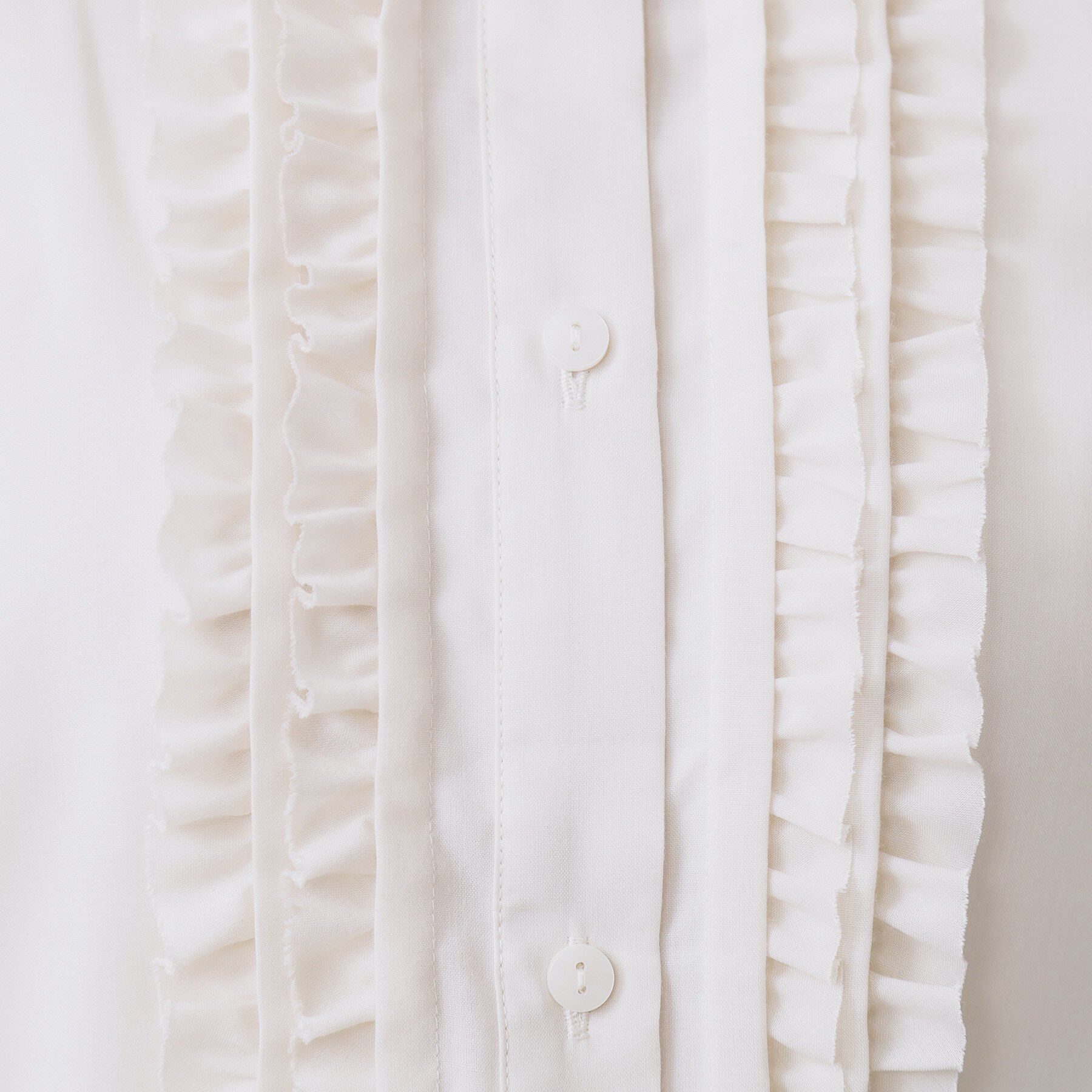 index「タックフリルバンドカラーブラウス【洗濯機OK/イージーアイロン】」|シャツ・ブラウス|