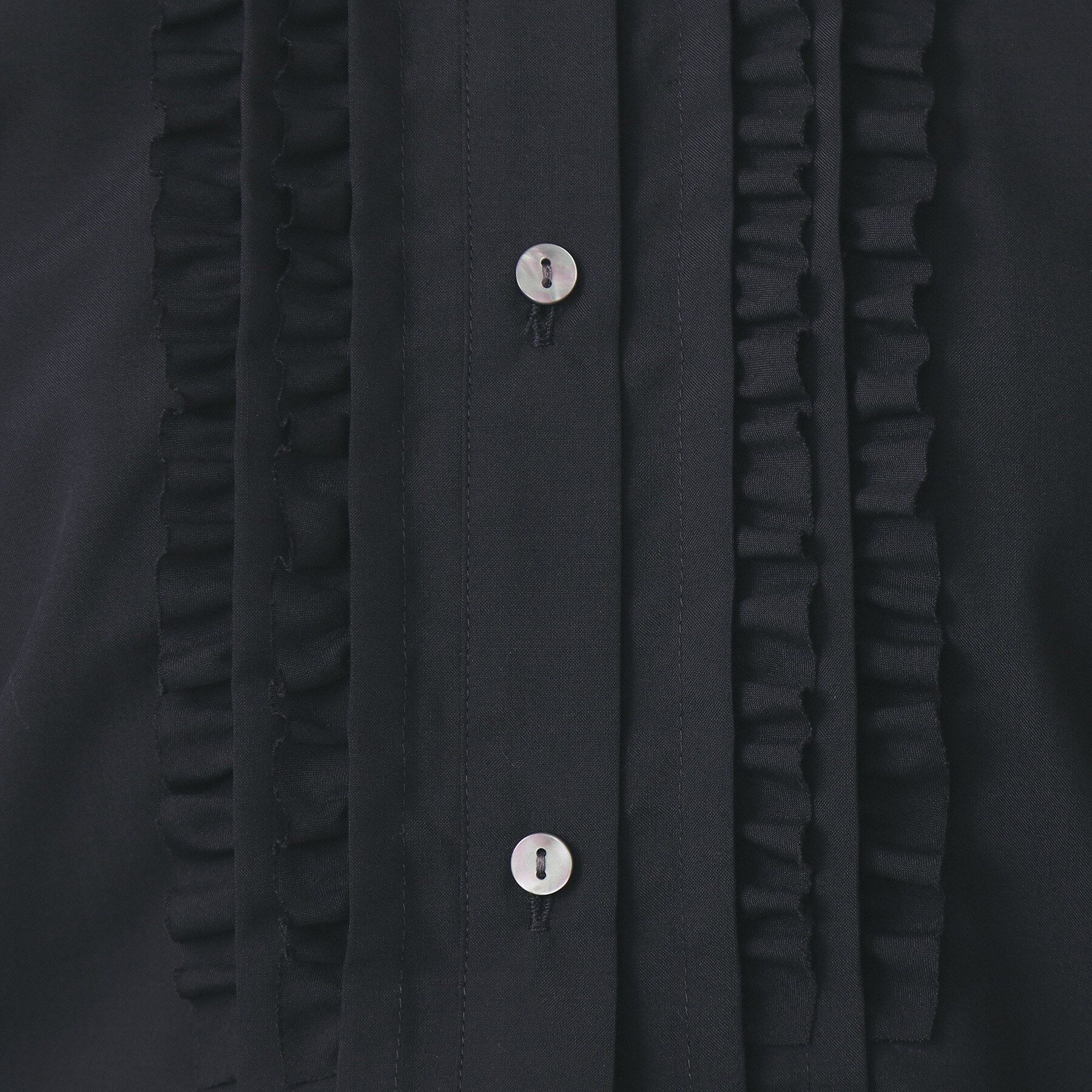 index「タックフリルバンドカラーブラウス【洗濯機OK/イージーアイロン】」|シャツ・ブラウス|