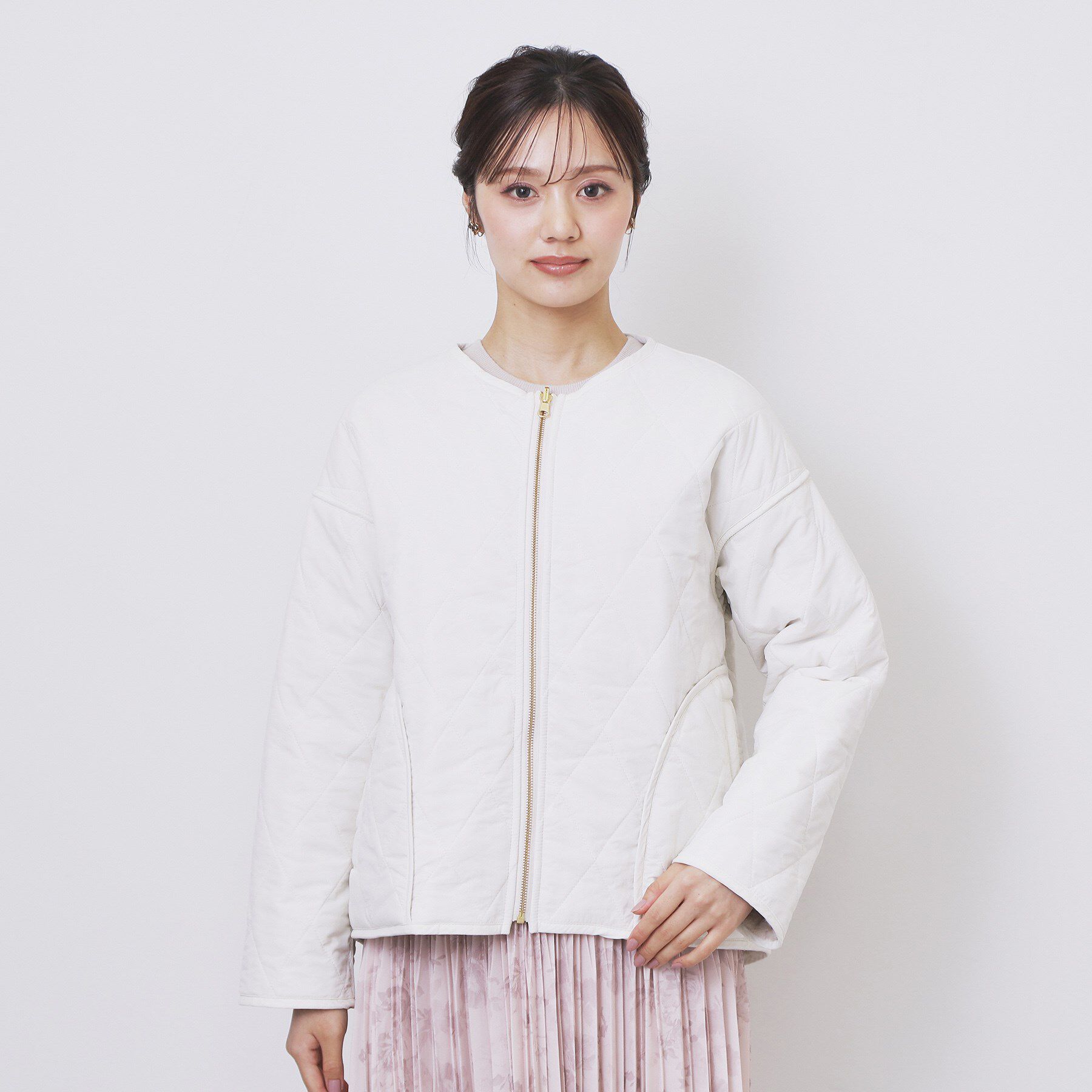 index「リバーシブル キルティングファーブルゾン【洗濯機OK】」|ブルゾン・スタジャン|