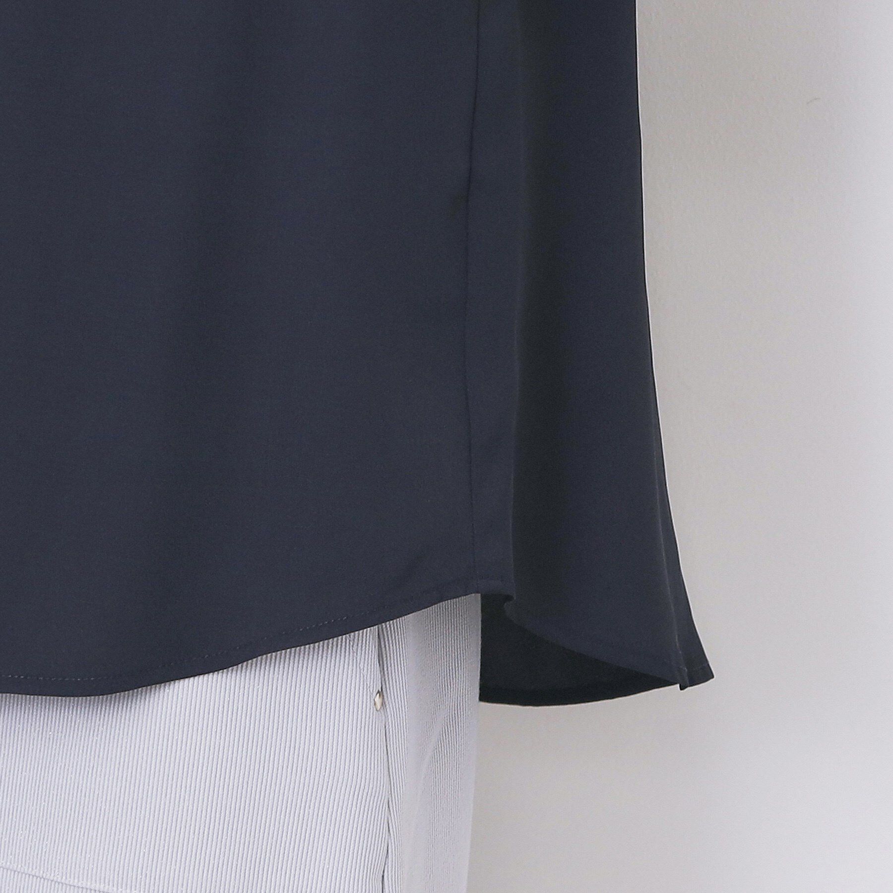 index「タックデザインバンドカラーブラウス【洗濯機OK】」|シャツ・ブラウス|