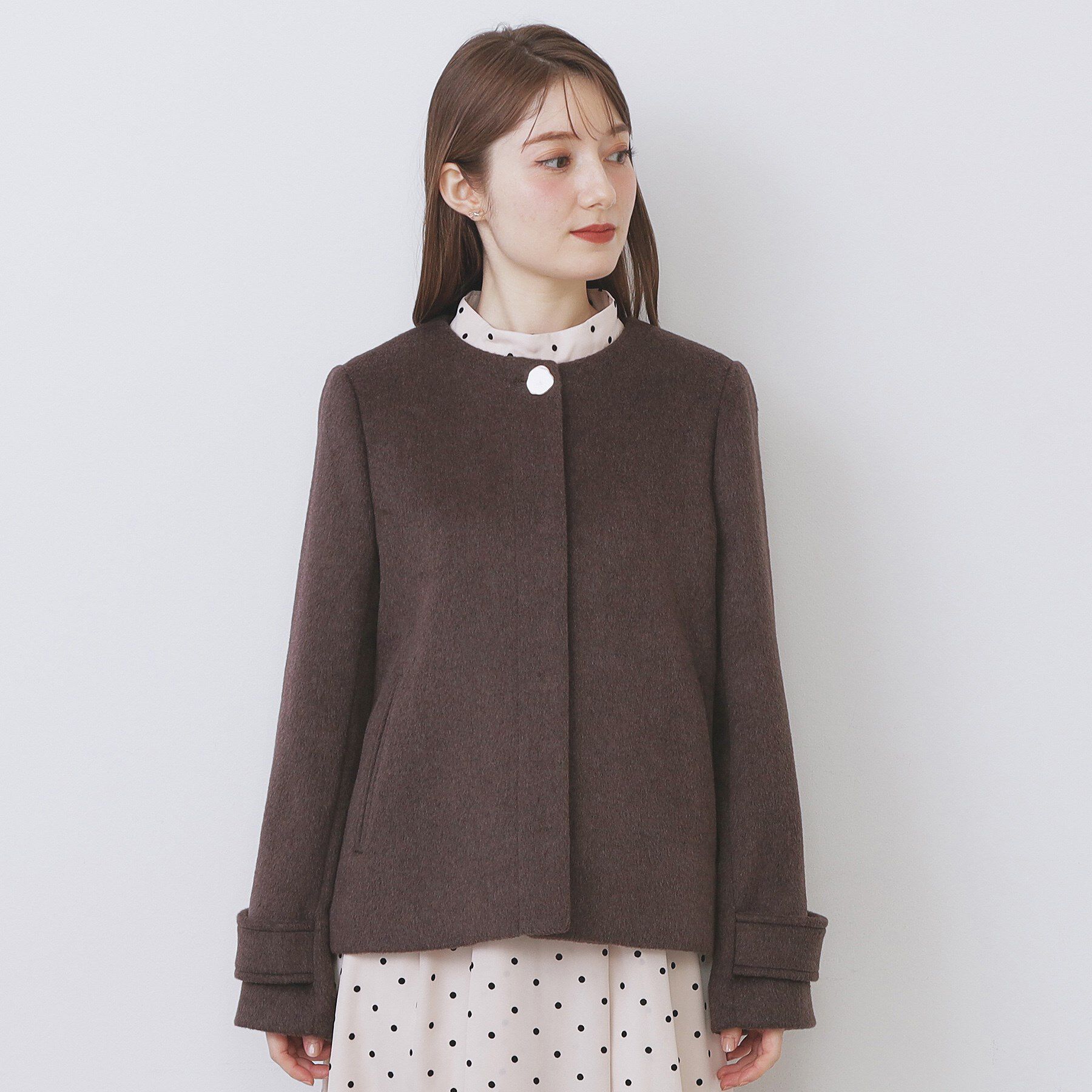 index「ノーカラーショートコート」|ノーカラーコート|