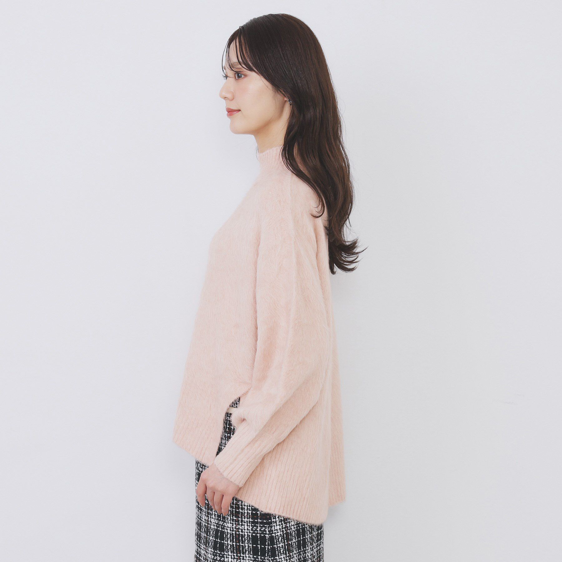 index「ハイネックパフニット【洗濯機OK】」|ニット・セーター|