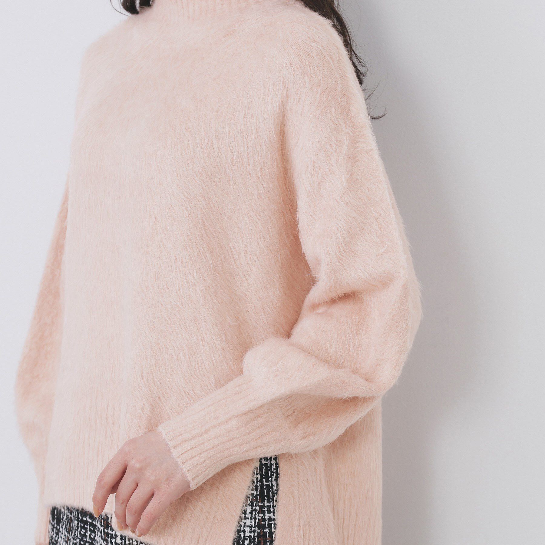 index「ハイネックパフニット【洗濯機OK】」|ニット・セーター|